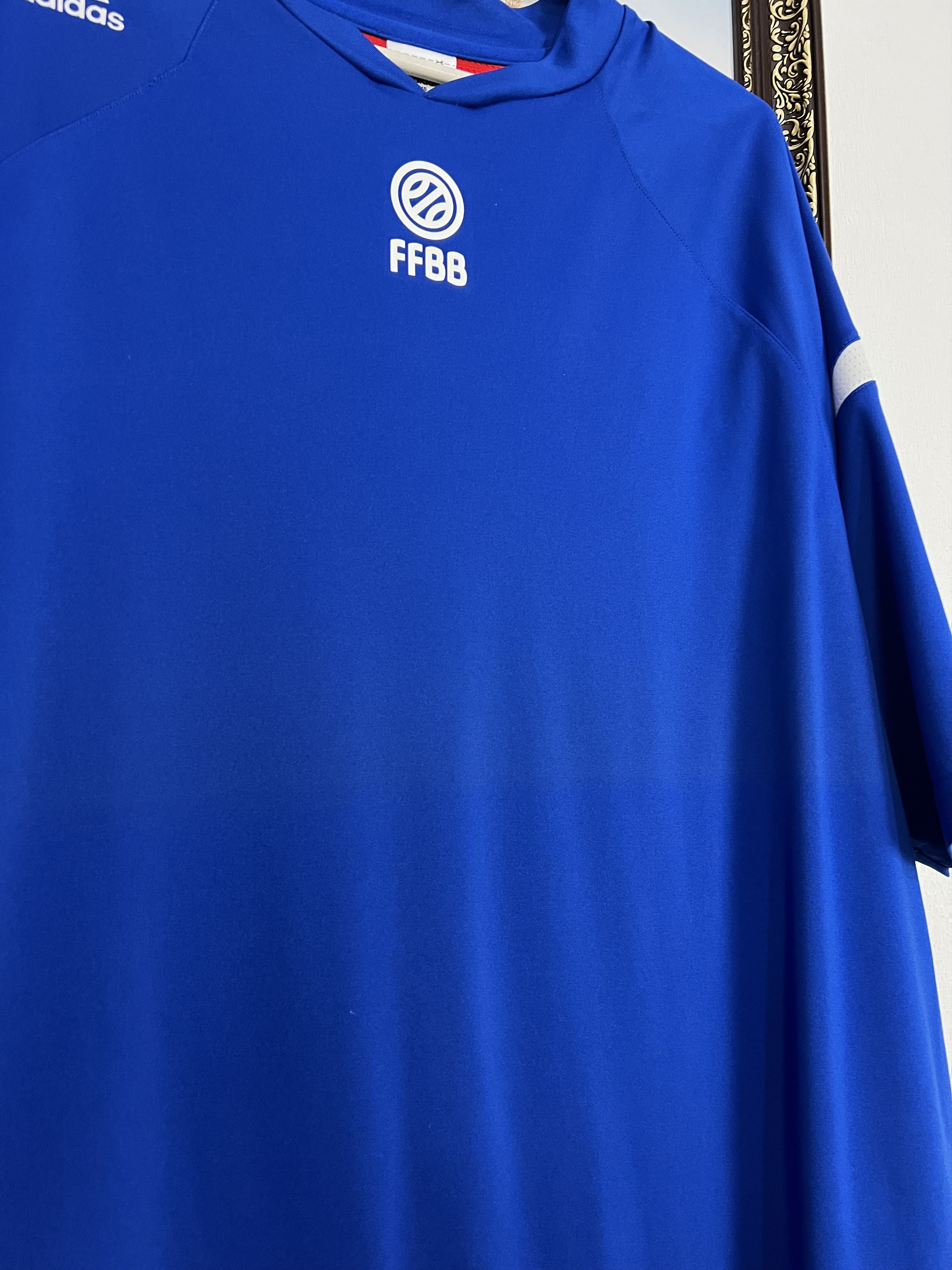 Adidas France Jersey Basketball National Team Trikot Shirt Rare Size US XXL / EU 58 / 5 - 6 Thumbnail