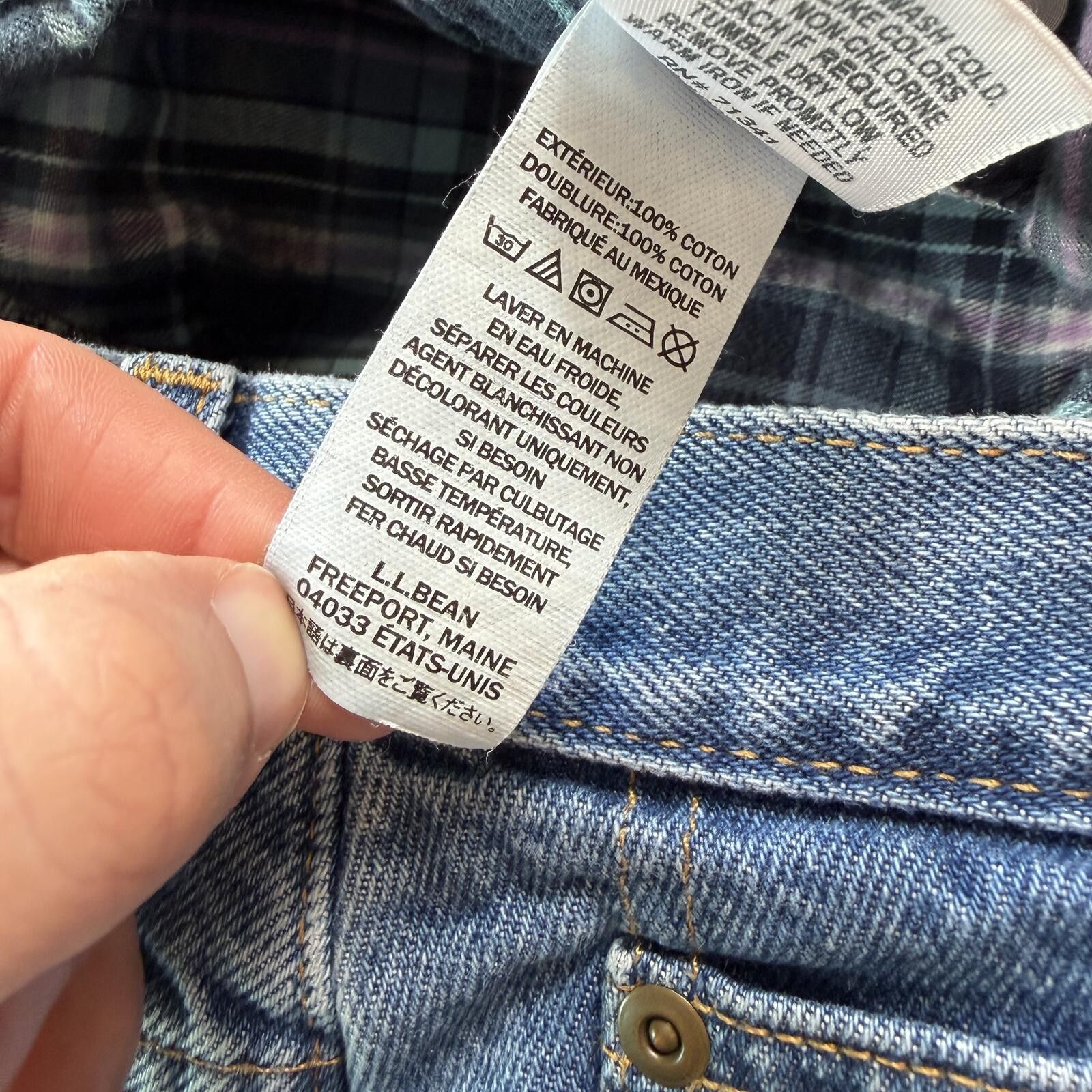 L.L. Bean LL Bean Relaxed Fit Jeans Womens 10 Pet Wash Denim Mom Jeans Size 32" / US 10 / IT 46 - 8 Thumbnail