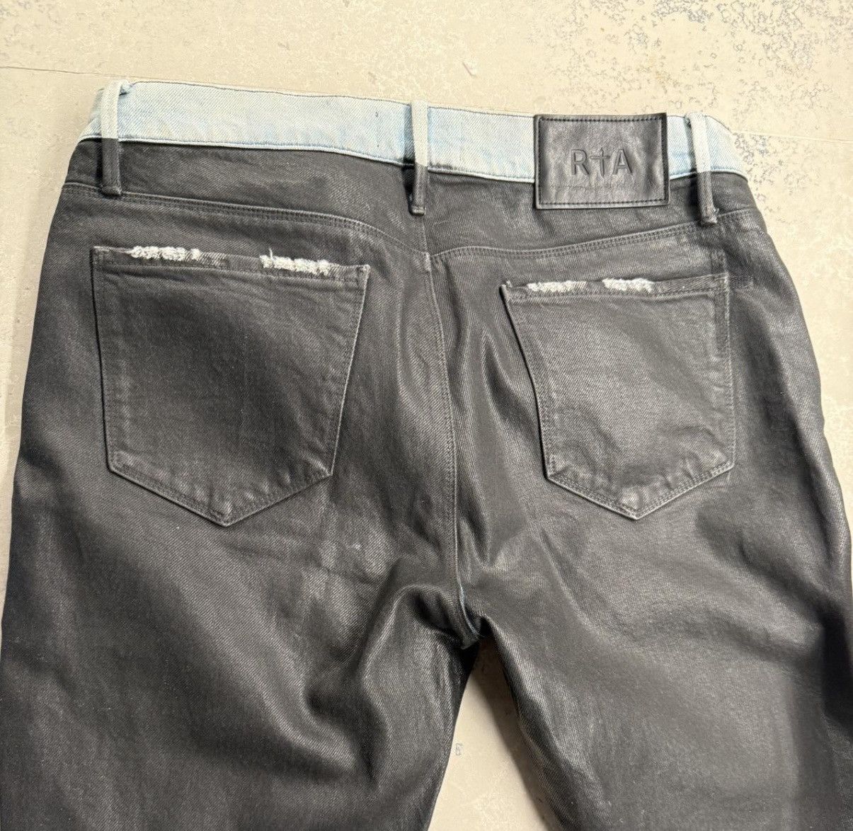 Rta Black RTA Bryant Distressed Jeans Size US 30 / EU 46 - 5 Thumbnail
