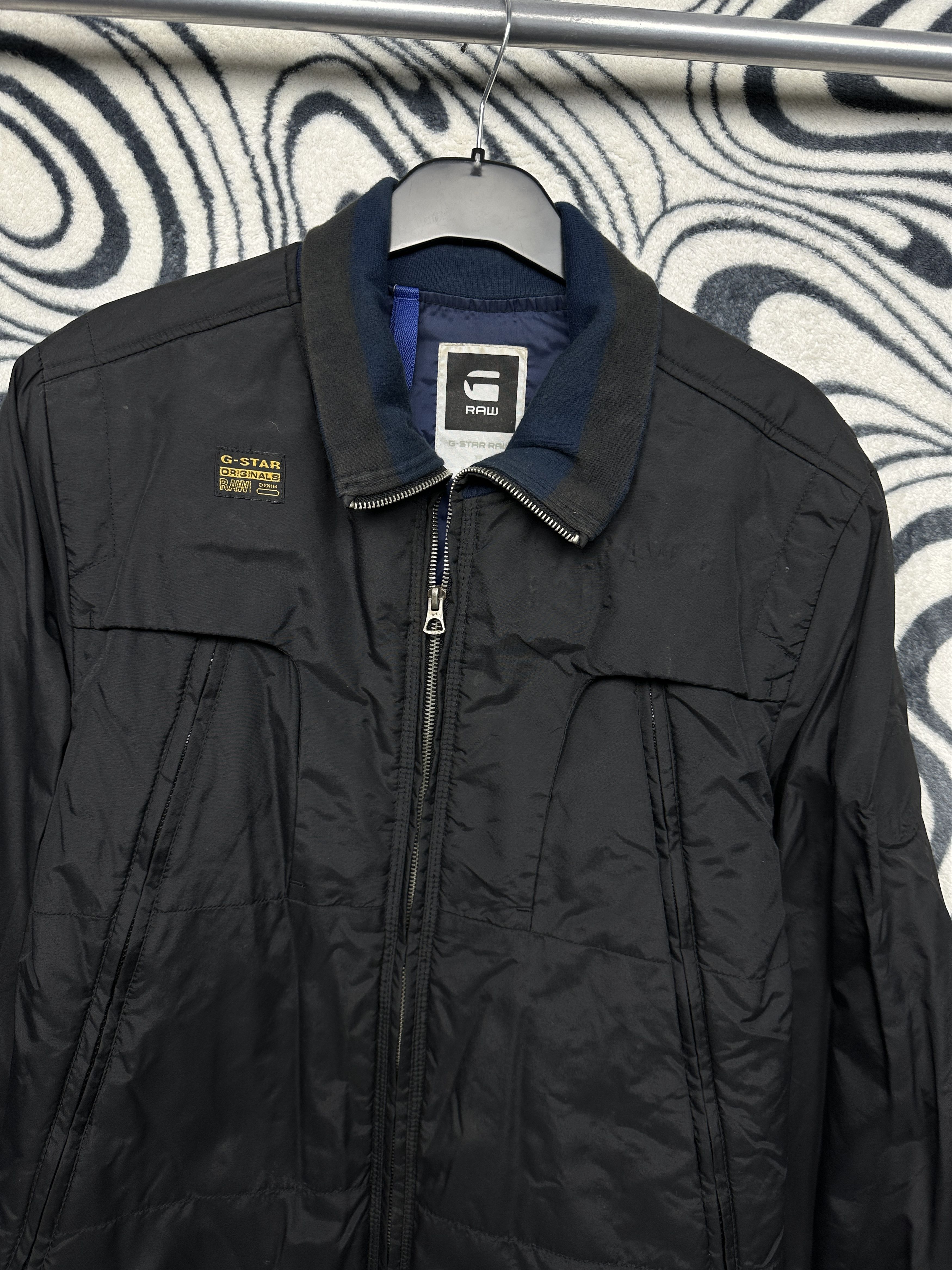 G-Star G Star Raw Mens Aerostate Overshirt Biker Jacket Y2K Size US L / EU 52-54 / 3 - 2 Thumbnail