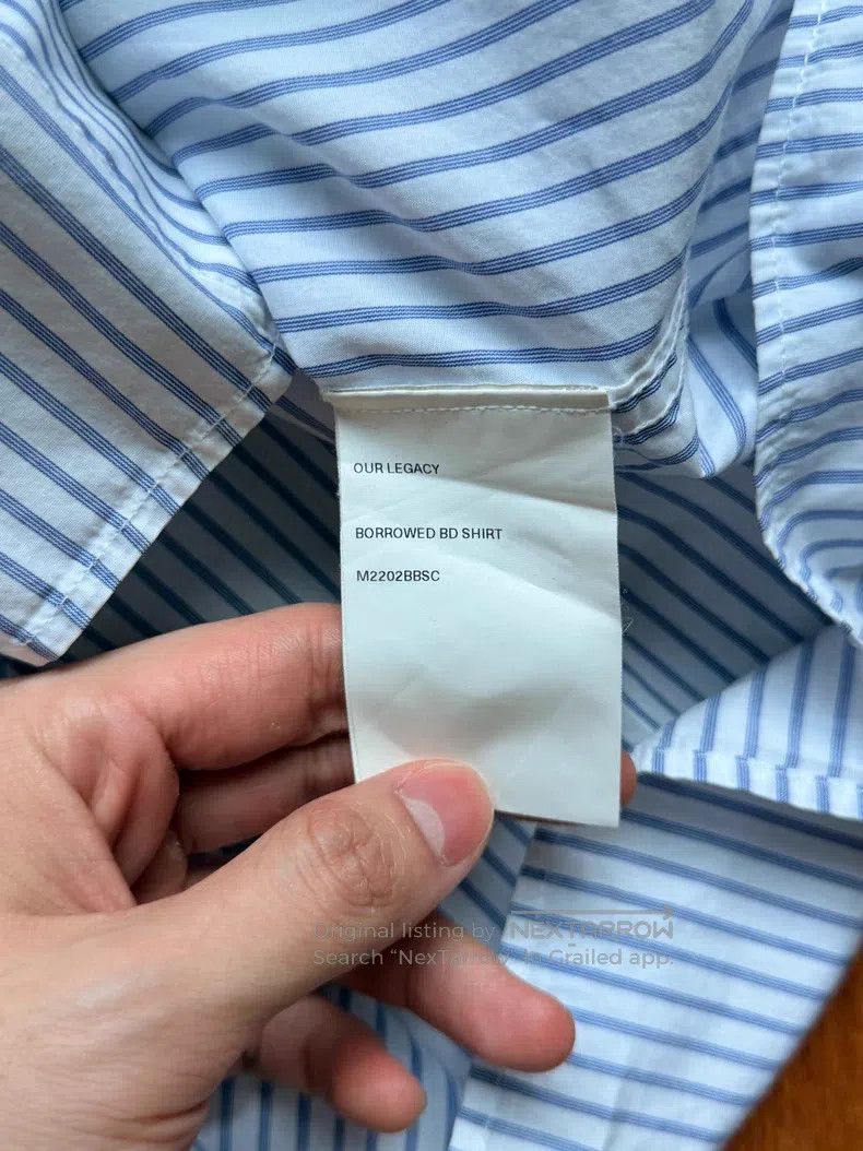 Our Legacy Our Legacy Blue Shirt Size US S / EU 44-46 / 1 - 3 Thumbnail