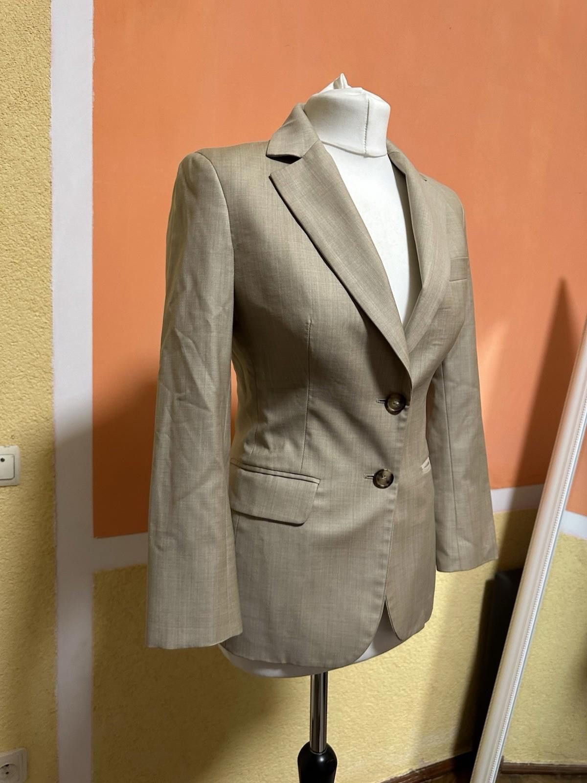Loro Piana Loro Piana Blazer Women Beige Lana Sz 38 IT Size XS / US 0-2 / IT 36-38 - 3 Thumbnail