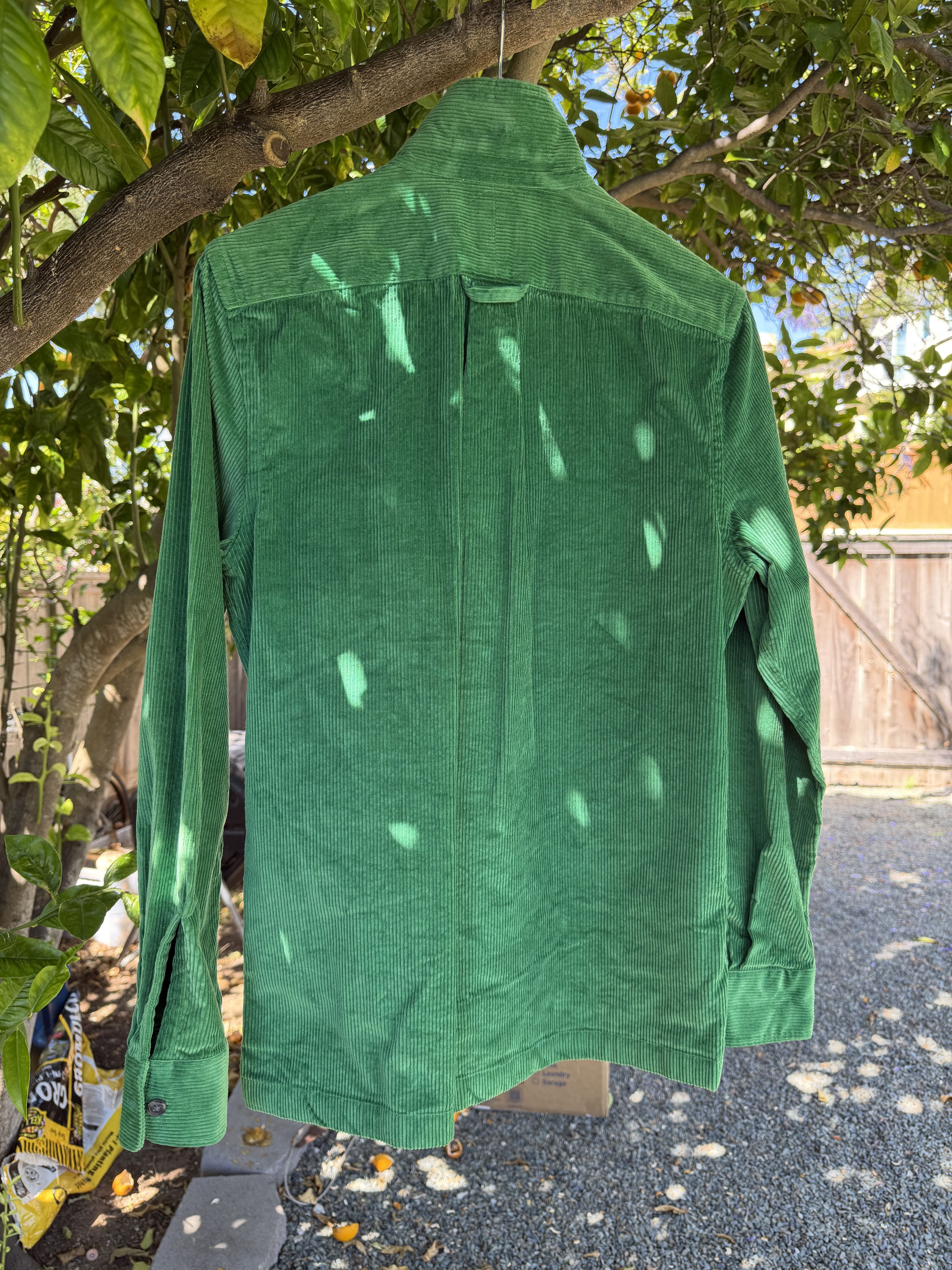 Todd Snyder Todd Snyder Emerald Green Corduroy Camp Collar Shirt Small Size US S / EU 44-46 / 1 - 8 Thumbnail
