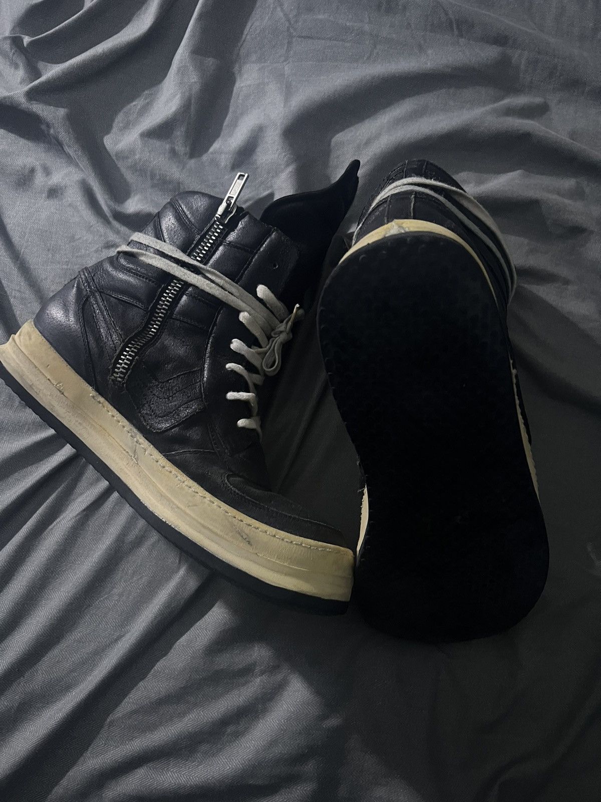 Rick Owens × Rick Owens Drkshdw Rick Owen Dunks Size US 12 / EU 45 - 6 Thumbnail