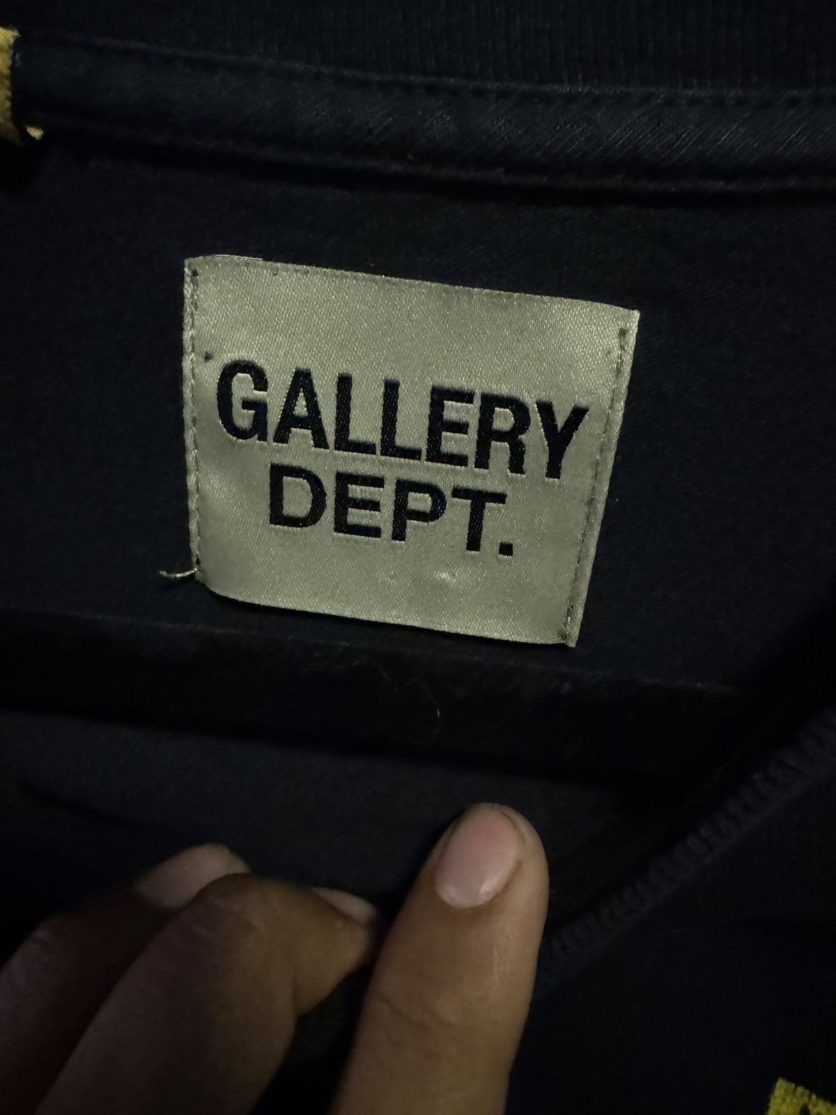 Gallery Dept. Gallery Dept. french tee black and yellow Size US S / EU 44-46 / 1 - 3 Thumbnail