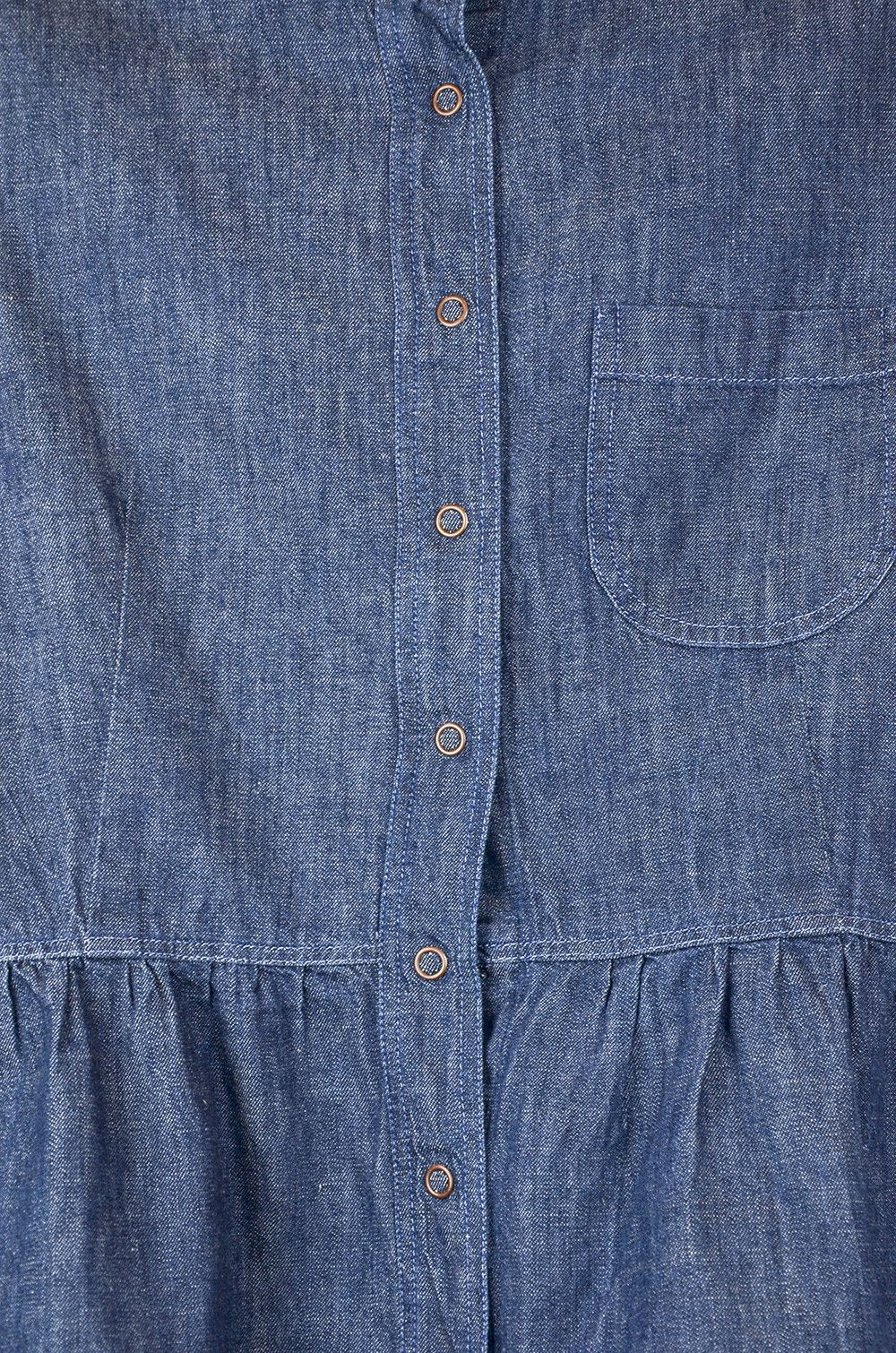 Miu Miu × Vintage MIU MIU Vintage Blue Chambray Denim Shirt - 42 Size M / US 6-8 / IT 42-44 - 4 Thumbnail