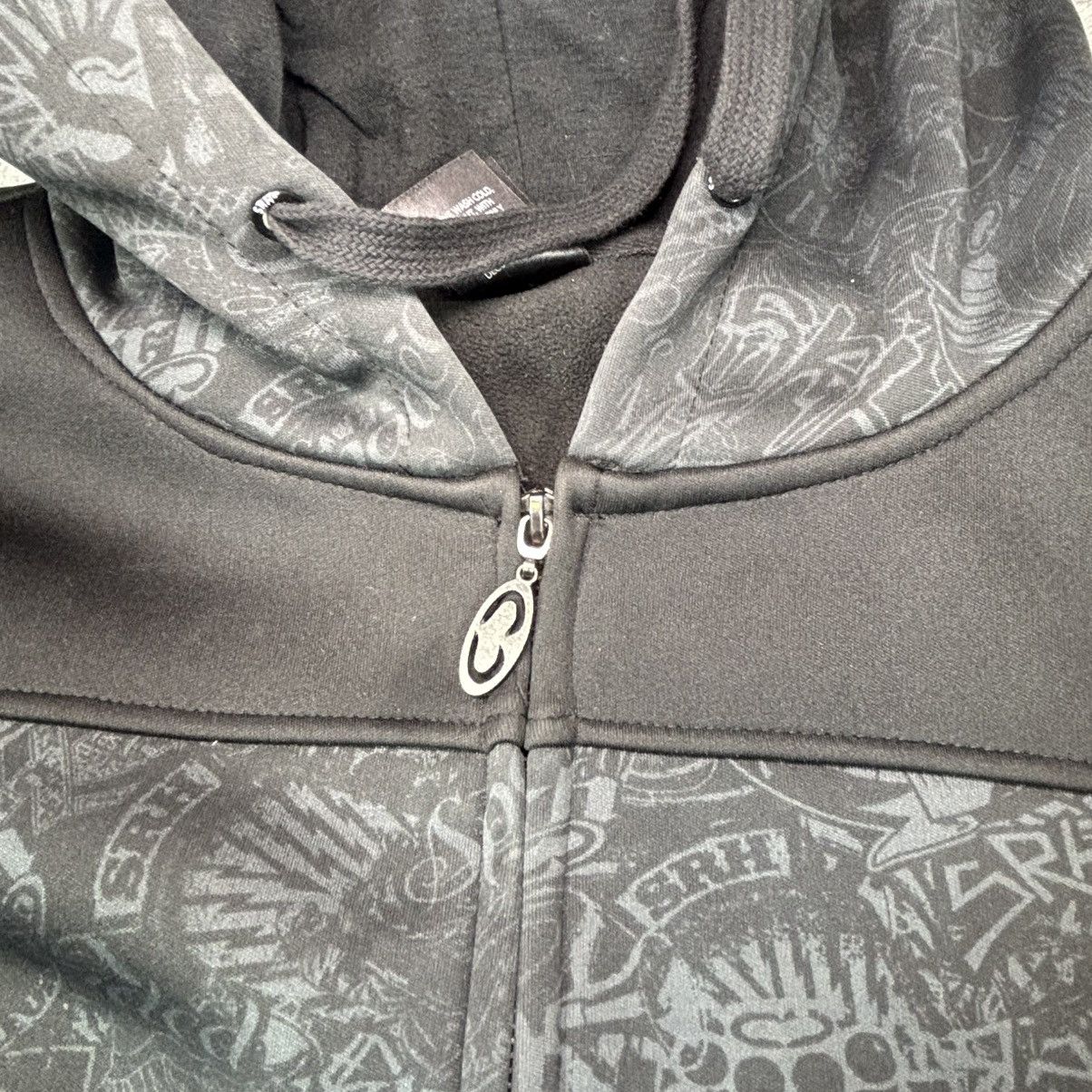 Other Vintage Men’s 2xL SRH All Over Print Skulls 2000s Y2K hoodie Size US XXL / EU 58 / 5 - 16 Thumbnail