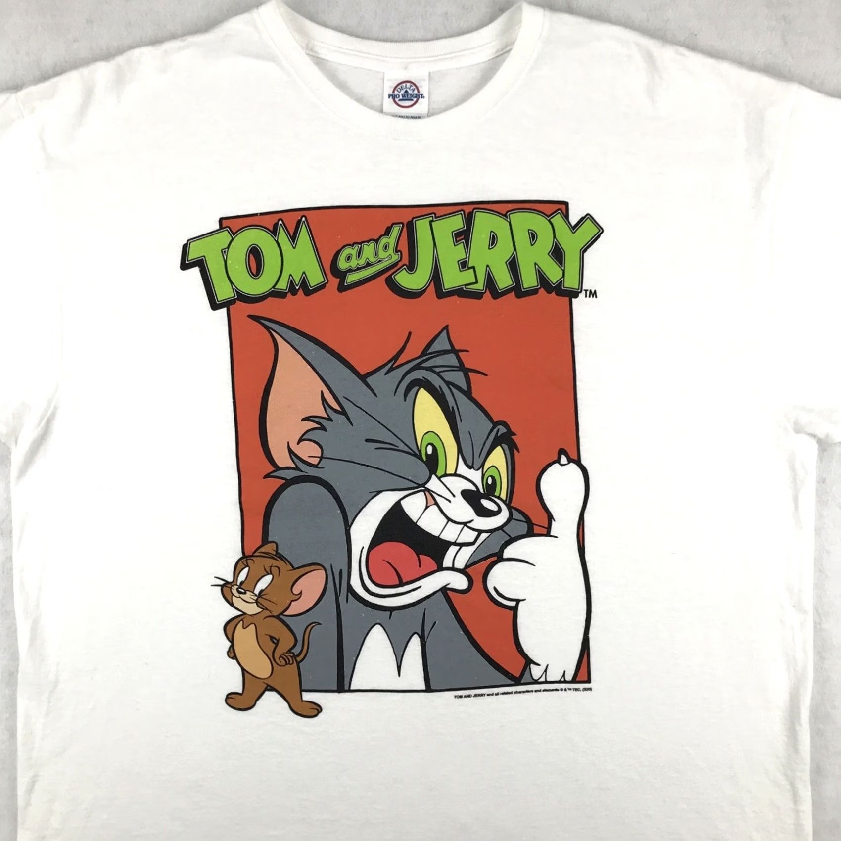 Delta TOM & JERRY CARTOON T-Shirt XL tv show cat mouse soft Size US XL / EU 56 / 4 - 3 Thumbnail