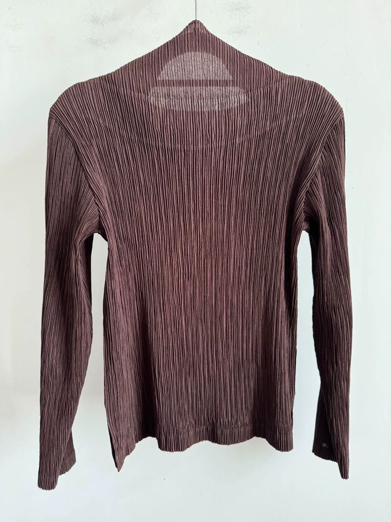 Issey Miyake issey miyake size:2 Toothpick pleated top 2506-Nextarrow Size XXS / US 00 / IT 34 - 2 Thumbnail