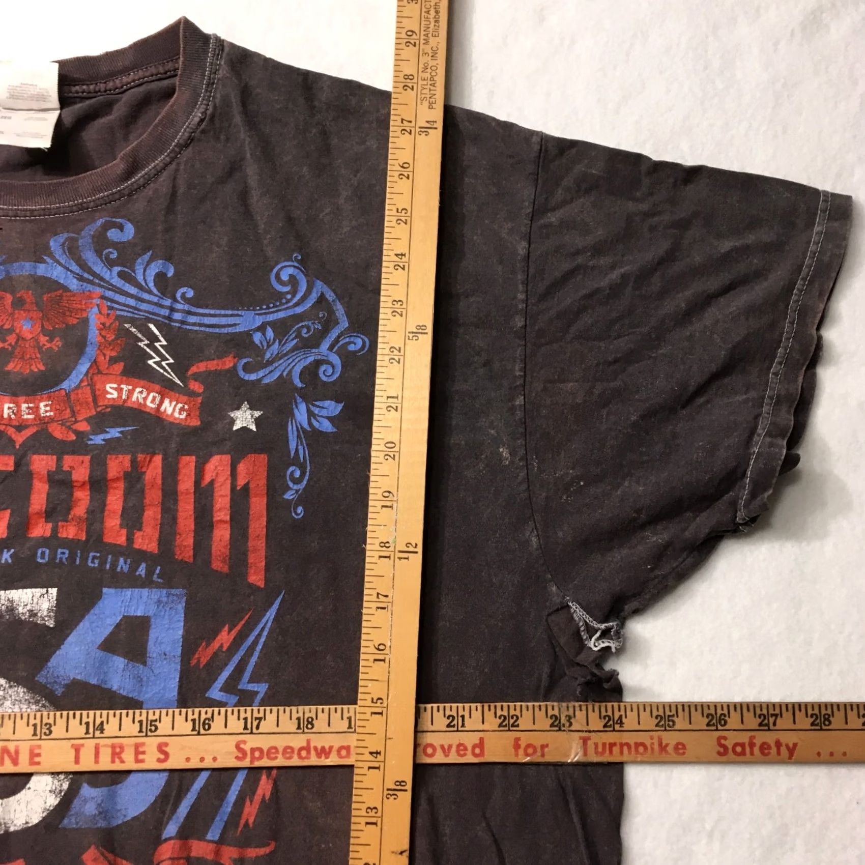 Fruit Of The Loom fruit of the loom T-Shirt XXL 2XL freedom usa graphic Casual Tee Size US XXL / EU 58 / 5 - 5 Thumbnail