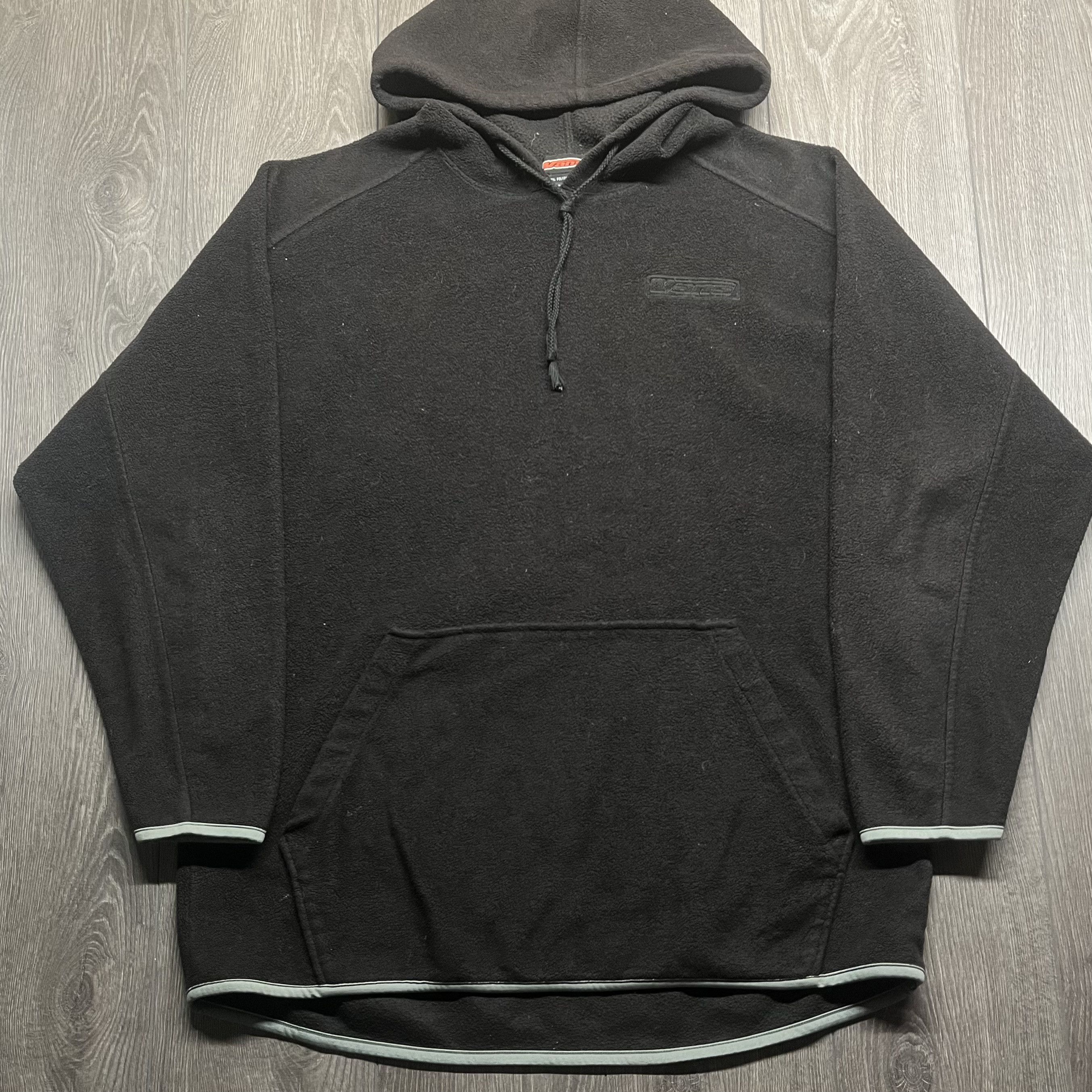 Vans × Vintage Vintage Vans Skate 1990s Black Embroidered Fleece XL Skater Size US XL / EU 56 / 4 - 1 Thumbnail