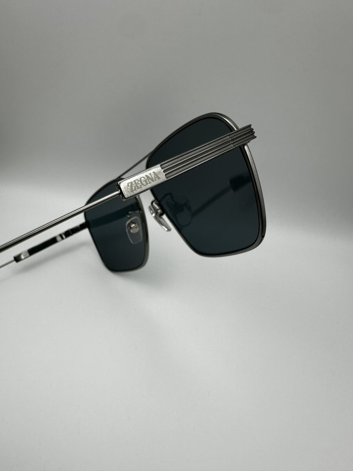Ermenegildo Zegna Zegna Steel Sunglasses Size ONE SIZE - 6 Thumbnail