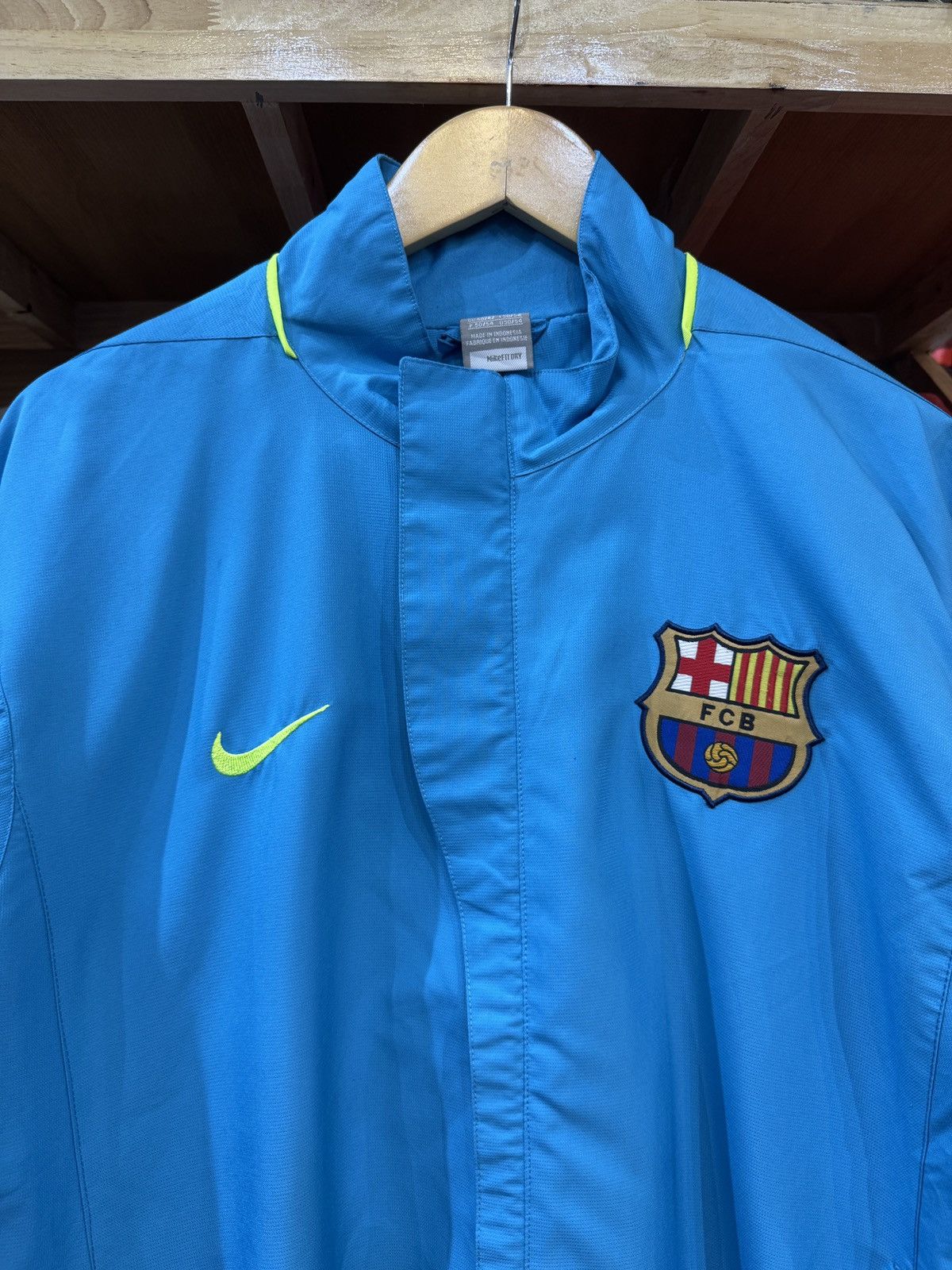 Nike Vintage FC Barcelona 2007-08 Nike Total90 Track Jacket Size US L / EU 52-54 / 3 - 3 Thumbnail