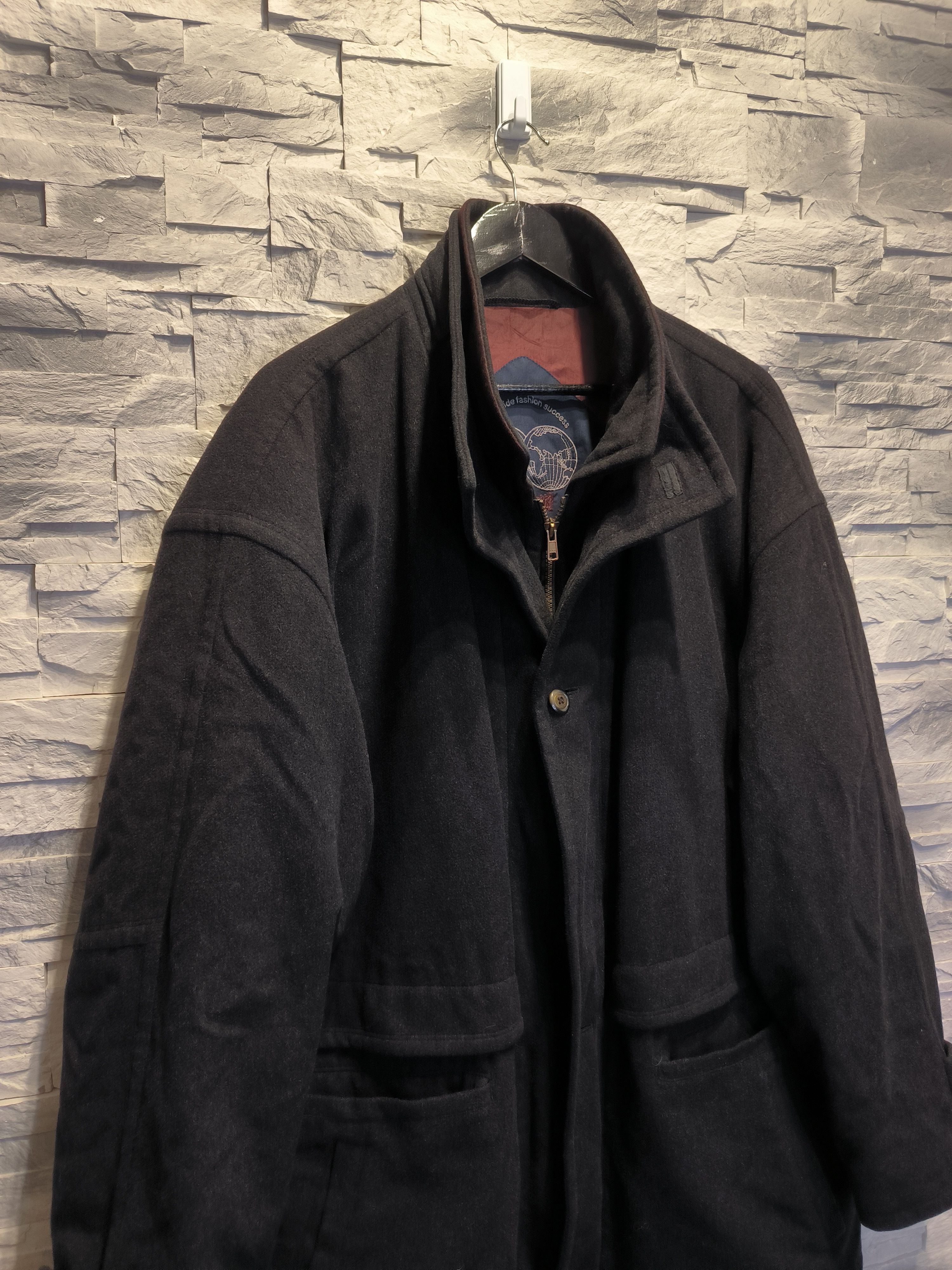 Bugatti × Goretex Bugatti Coat Gore-Tex Cashmere Wool Black Size US XL / EU 56 / 4 - 3 Thumbnail