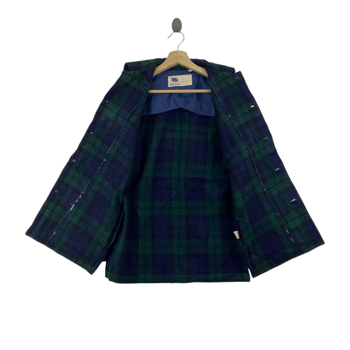 Other MICLAD Activewear Button Up Check Tartan Collar Coat Jacket Size US M / EU 48-50 / 2 - 4 Thumbnail