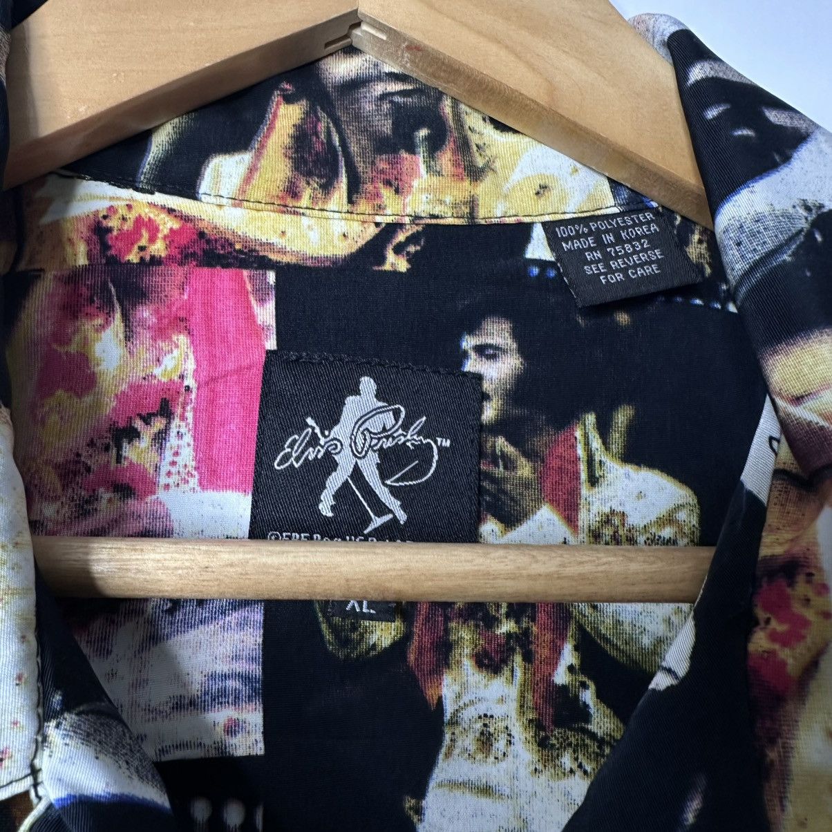 Band Tees Elvis Presley Dragonfly Vintage 90s Made in Korea Rare Size US XL / EU 56 / 4 - 3 Thumbnail