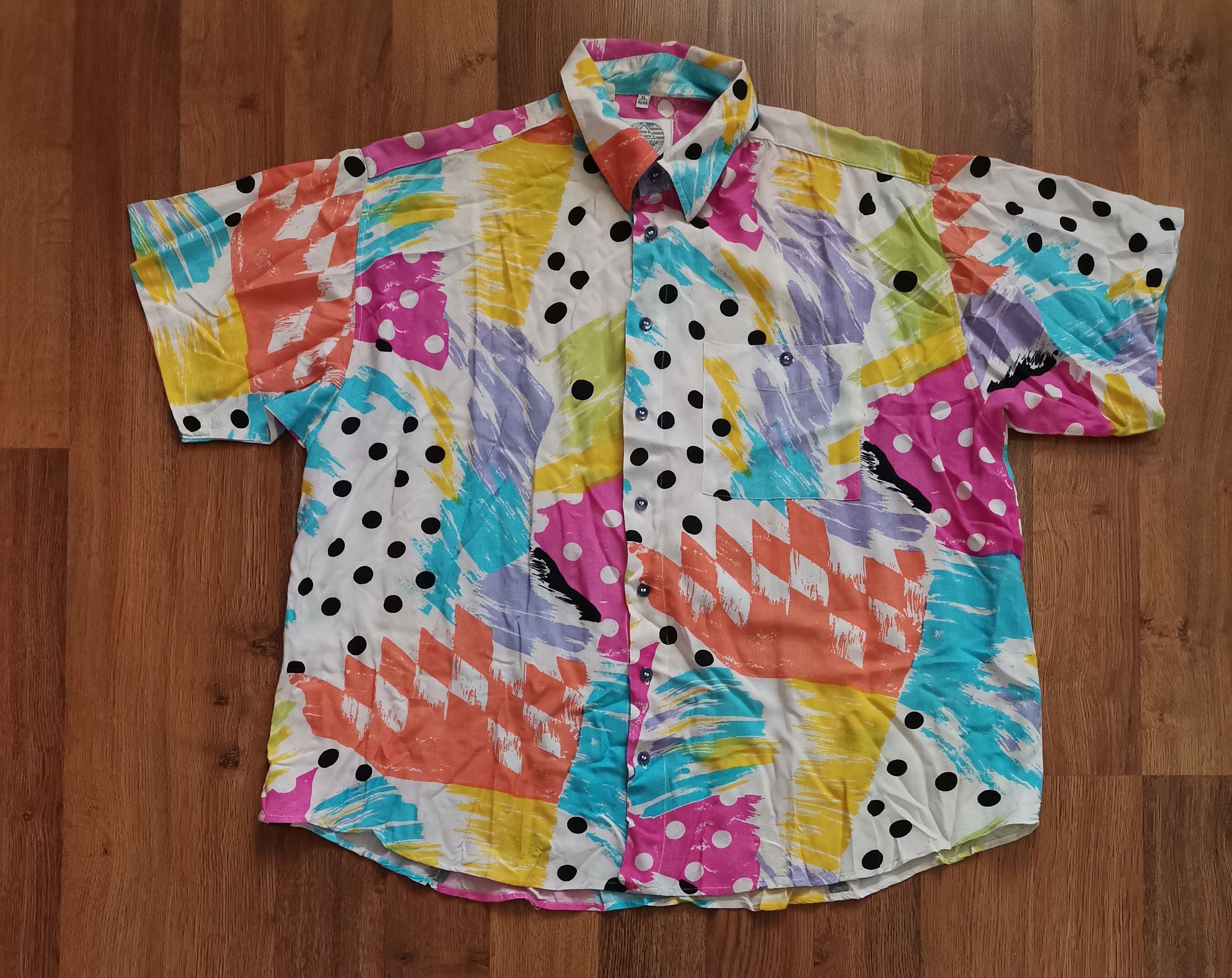 Vintage Vintage Shirt Company Abstract Shirt Size US XL / EU 56 / 4 - 1 Thumbnail