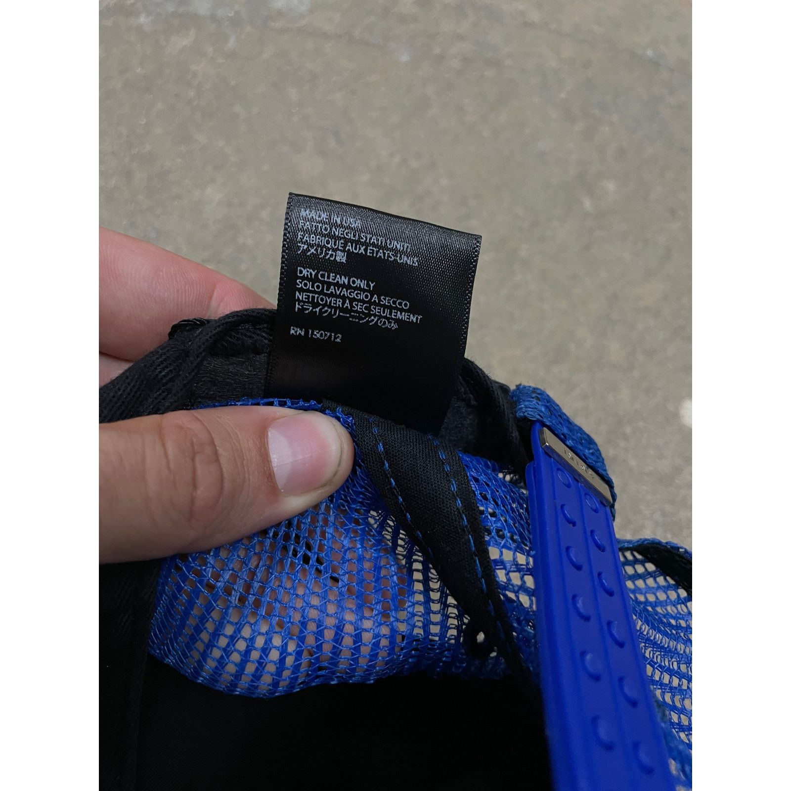 Amiri Amiri MA Trucker Blue Used OS Size ONE SIZE - 6 Thumbnail