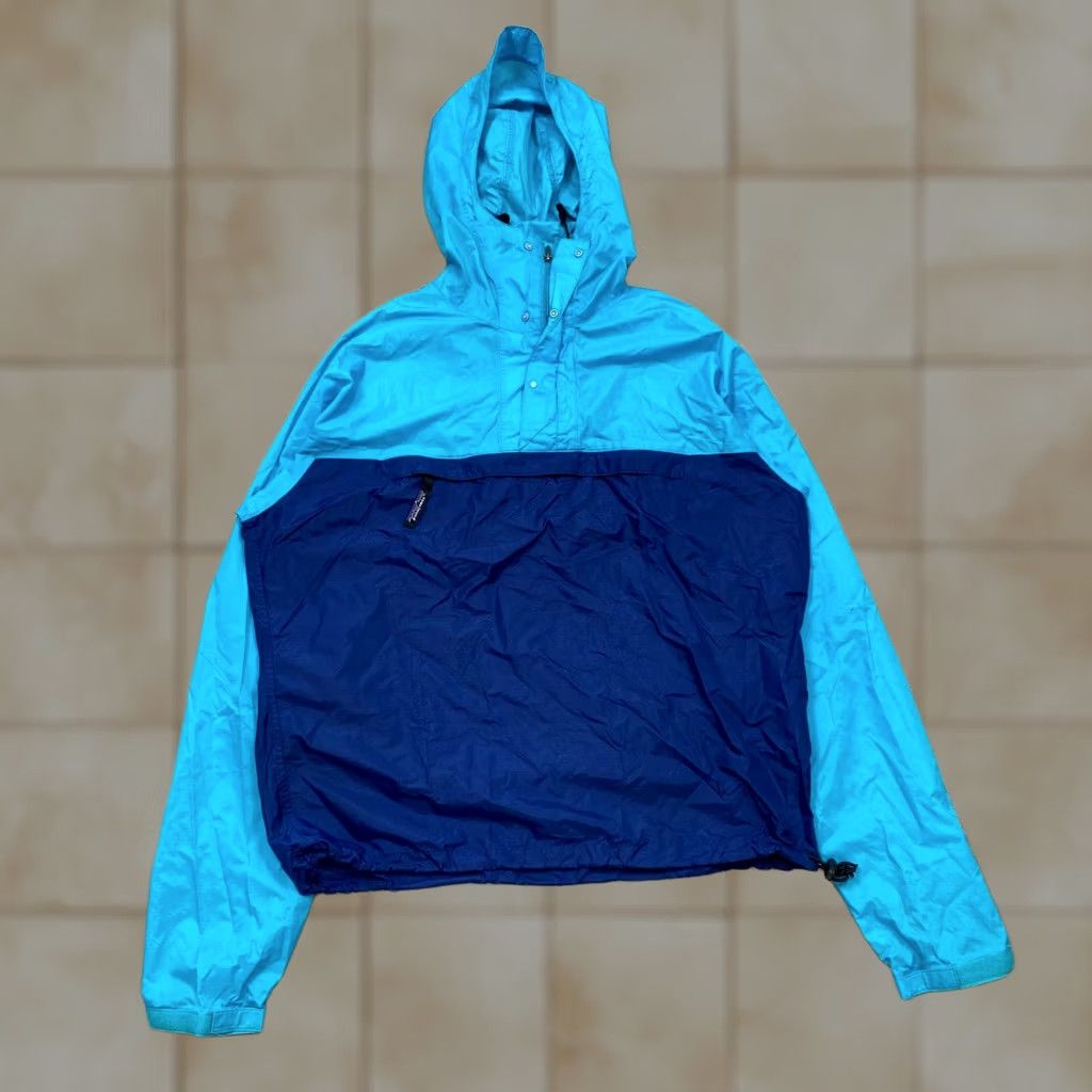 Patagonia VINTAGE Patagonia Hoodie Pullover Windbreaker Jacket Men's M Blue Size US M / EU 48-50 / 2 - 1 Thumbnail