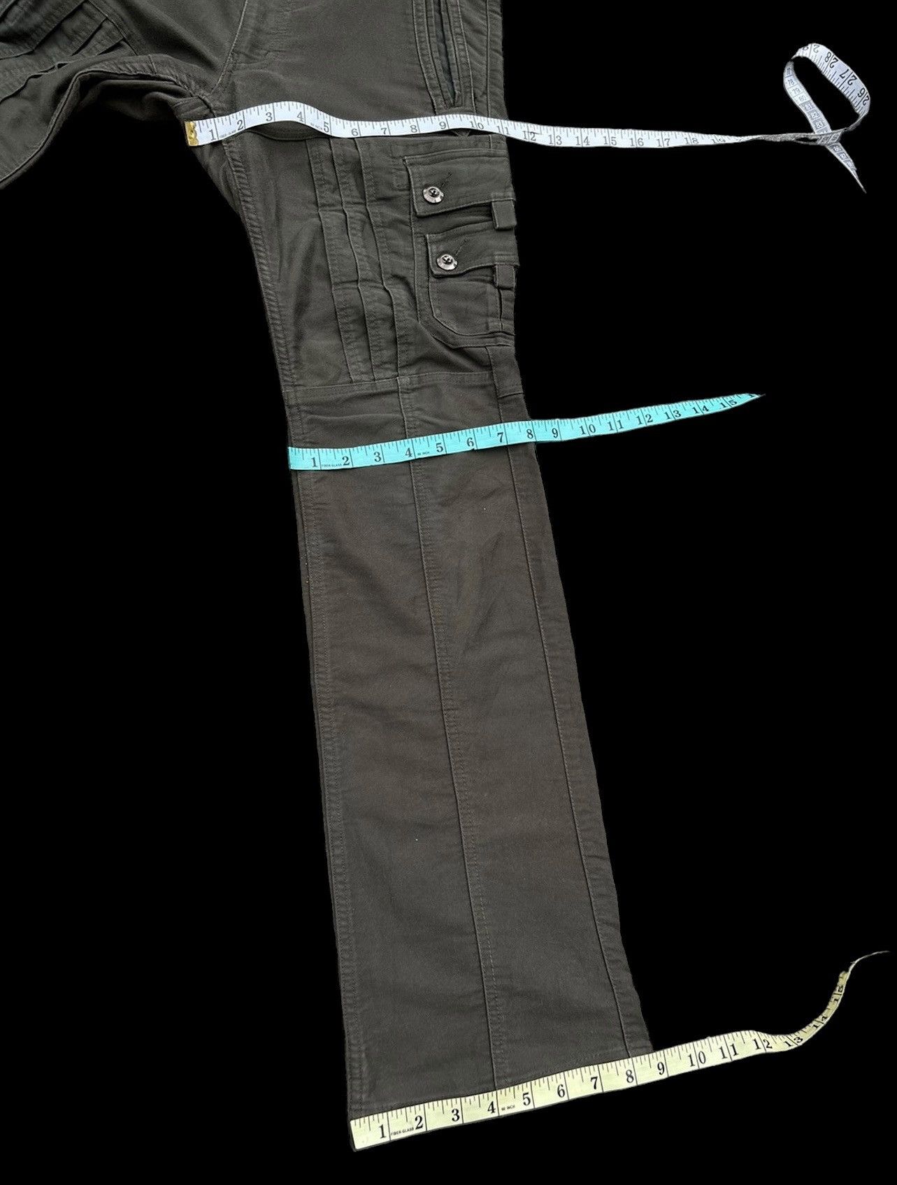 Nicole Club NICOLE Multi Pocket Cargo Trouser Pant Size US 30 / EU 46 - 4 Thumbnail