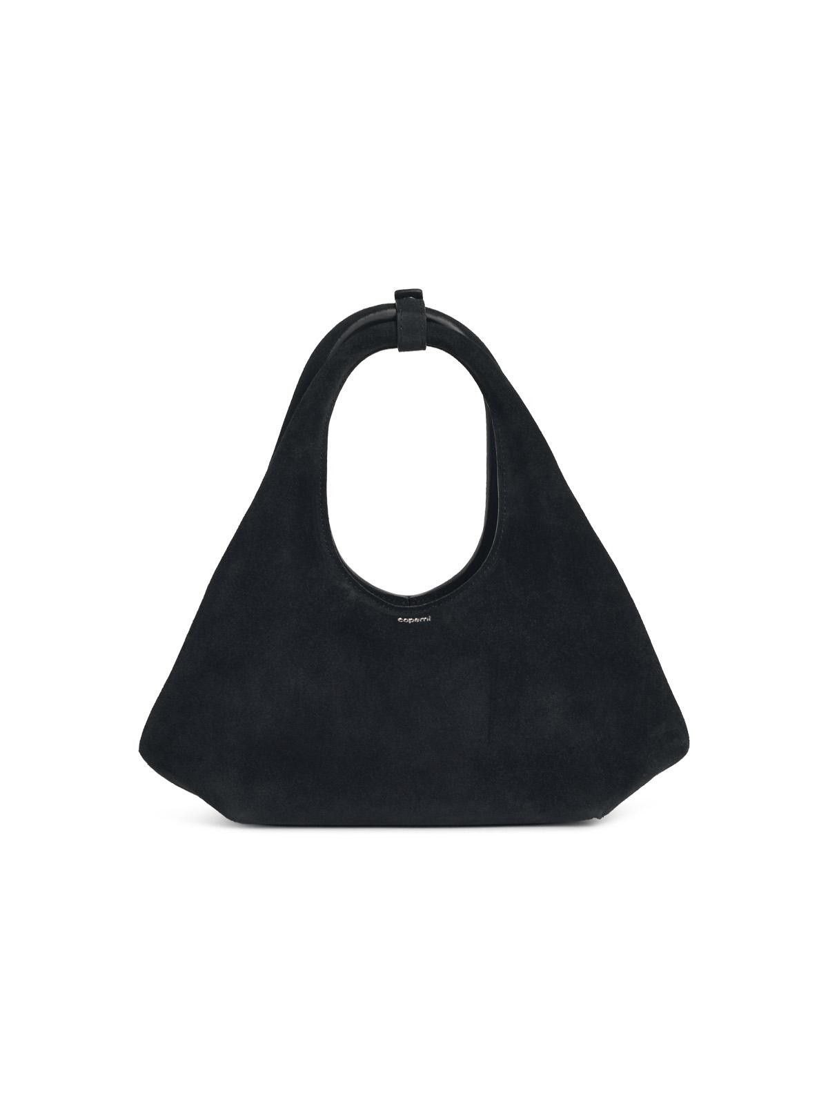 Coperni COPERNI Folded' Mini Bag In Black Suede Size ONE SIZE - 1 Thumbnail