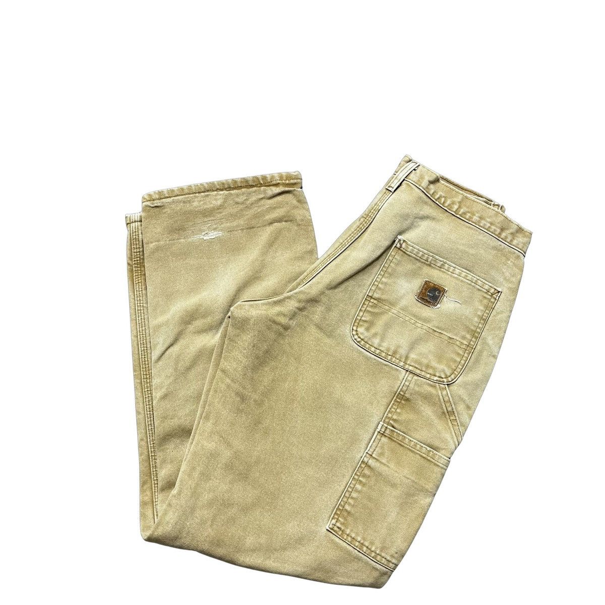 Carhartt × Vintage vintage carhartt khaki flannel pants Size US 30 / EU 46 - 6 Thumbnail
