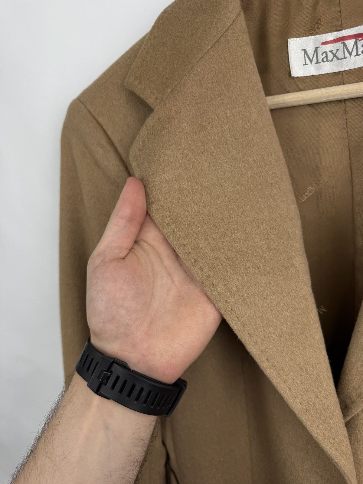 Max Mara 🇮🇹 Vintage Max Mara Camel Hair Blazer Jacket Made in Italy Size XL / US 12-14 / IT 48-50 - 5 Thumbnail