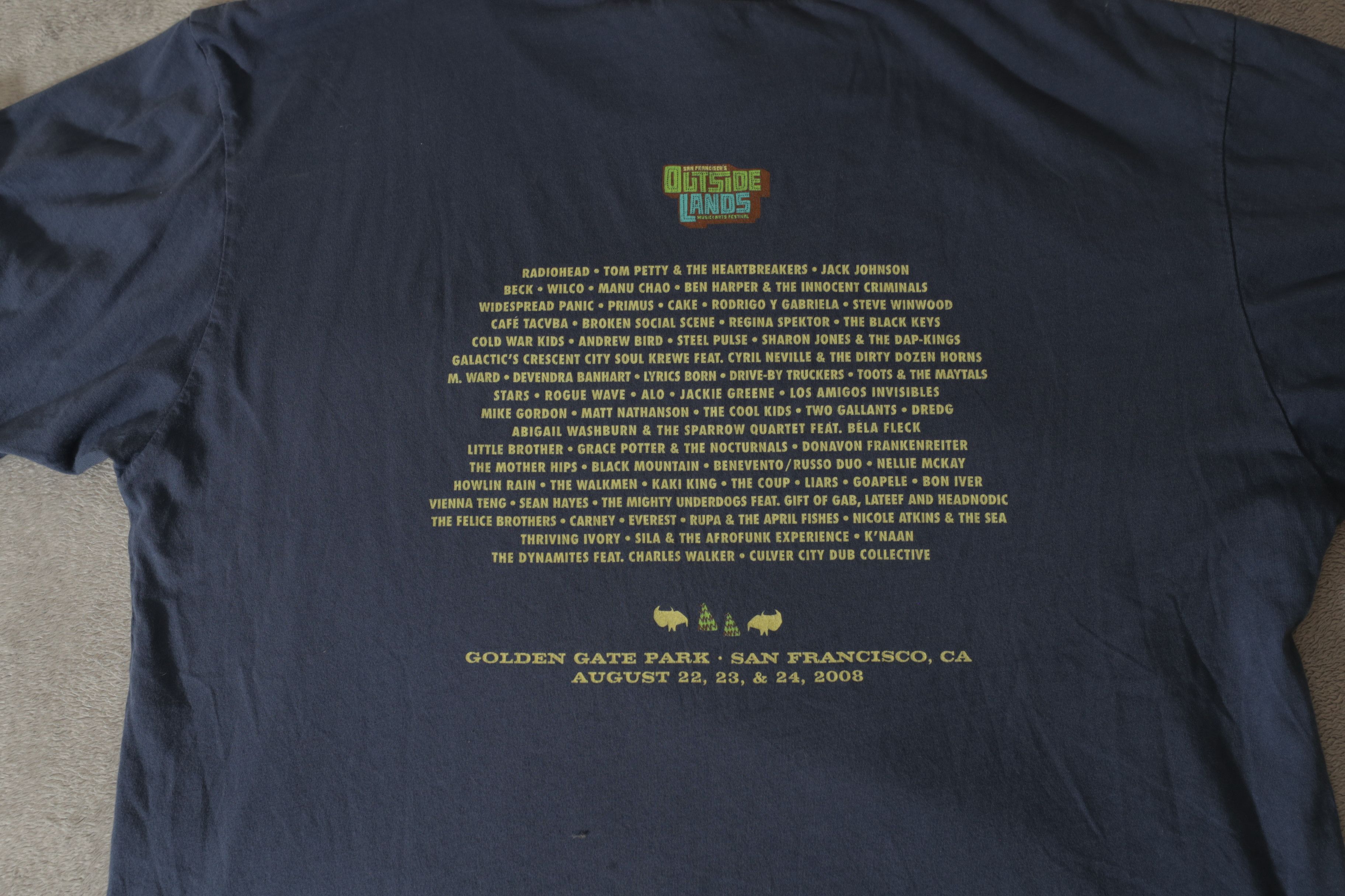 Band Tees × Vintage Outsidelands Festival 2008 Shirt (XL) Size US XL / EU 56 / 4 - 7 Thumbnail