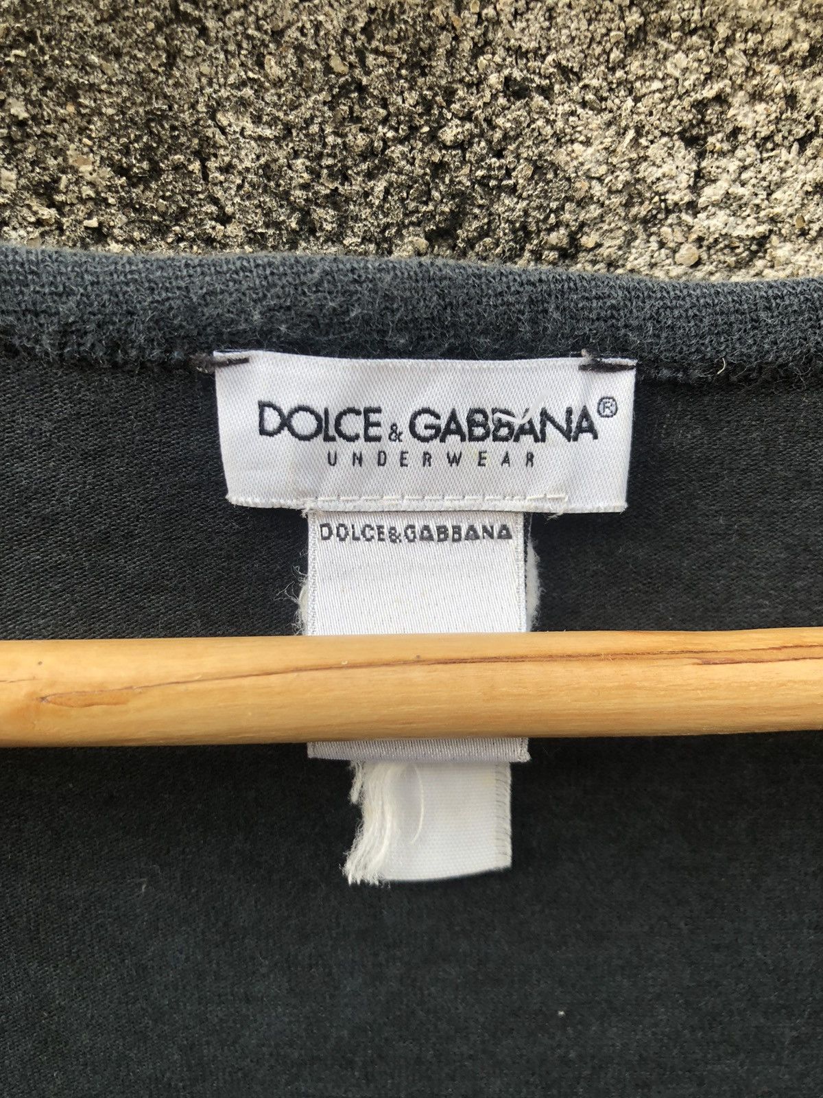 Designer × Dolce & Gabbana × Vintage Vintage D&G Dolce and Gabbana Underwear Tee Size US M / EU 48-50 / 2 - 3 Thumbnail