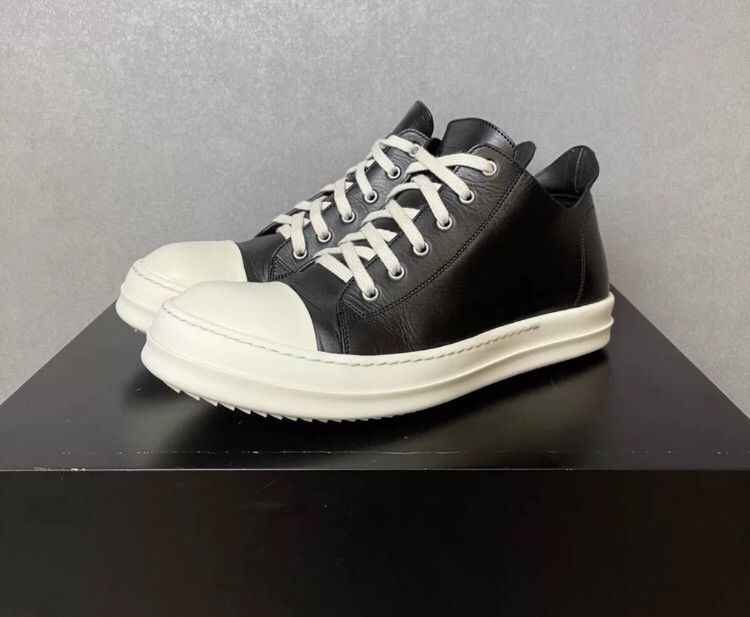 Rick Owens Rick owens Big Converse ro mainline cowhide black and white Size US 10 / EU 43 - 3 Thumbnail