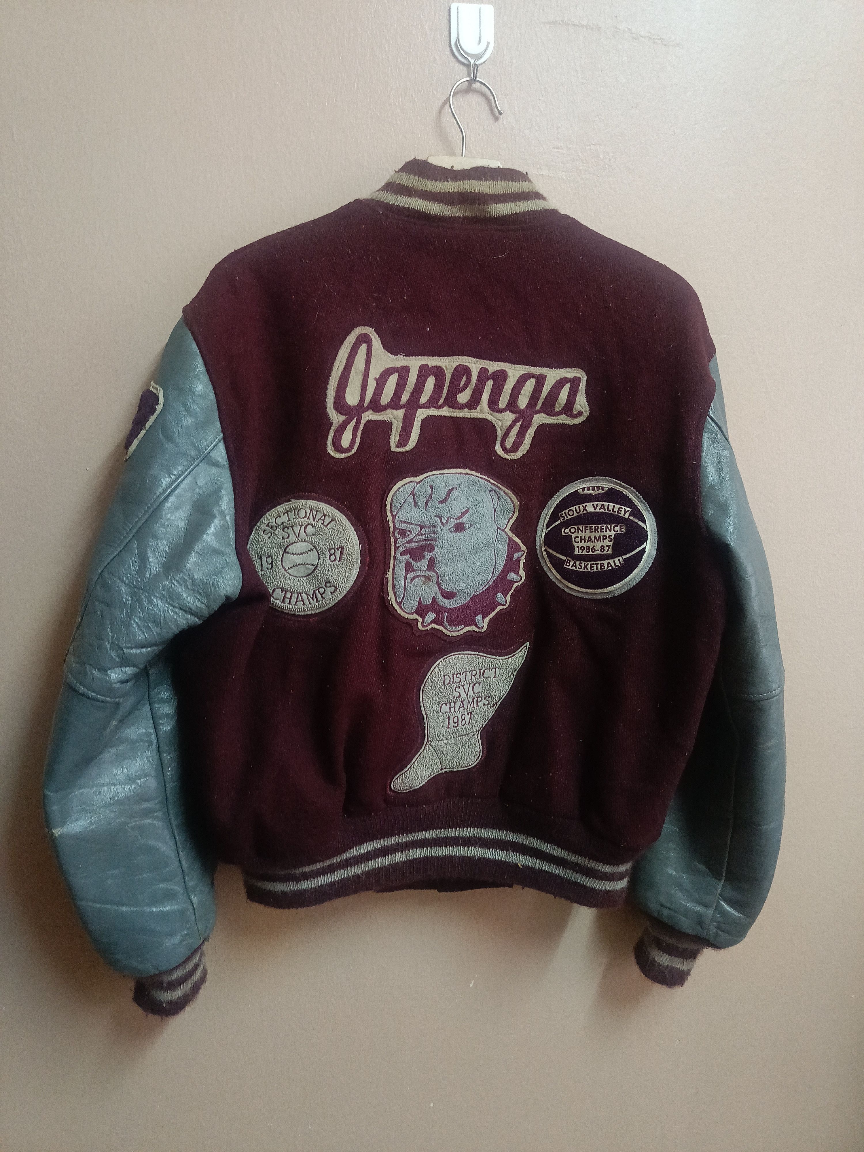 MLB × Vintage Rare Vtg 80s Letterman Varsity Jostens Trophy Jacket Size US M / EU 48-50 / 2 - 8 Thumbnail