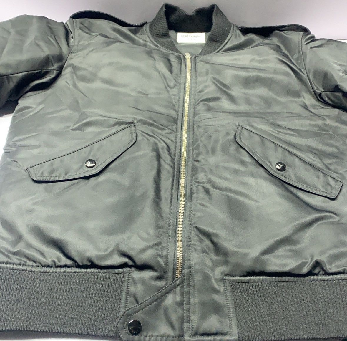 Saint Laurent Paris Bomber Jacket Size US M / EU 48-50 / 2 - 7 Thumbnail