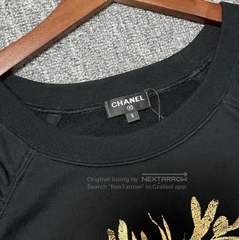 Chanel Chanel Black Cotton Summer T-Shirt . Size S / US 4 / IT 40 - 3 Thumbnail
