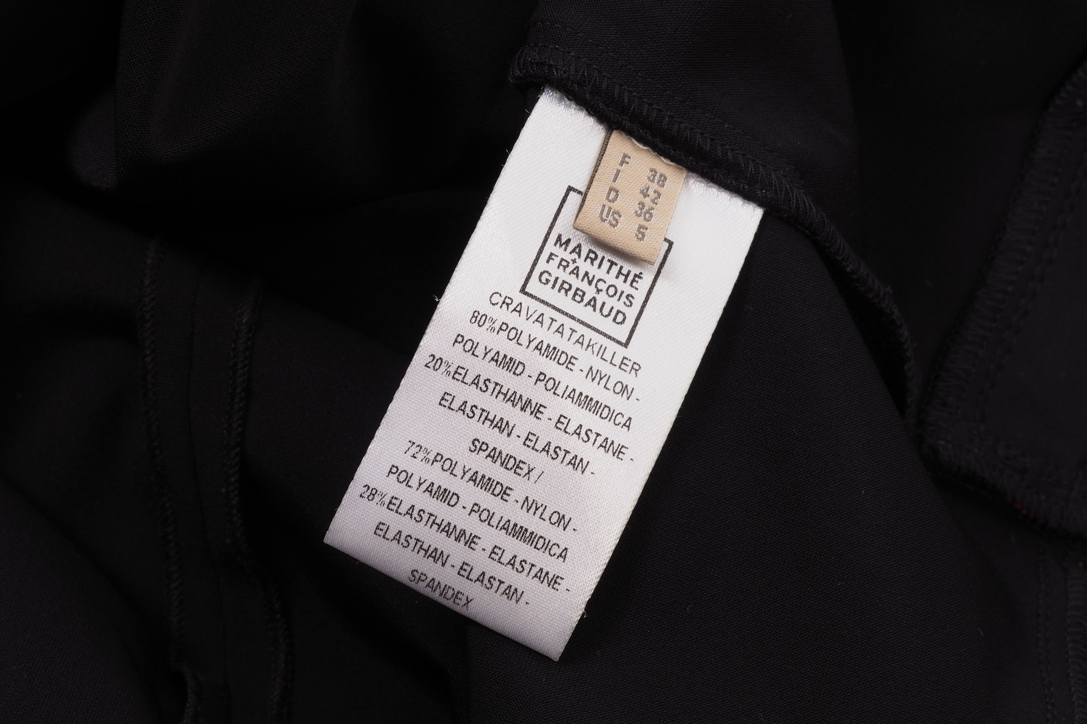 Marithe + Francois Girbaud Marithe Francois Girbaud Vintage Black Blazer Jacket Size M / US 6-8 / IT 42-44 - 6 Thumbnail
