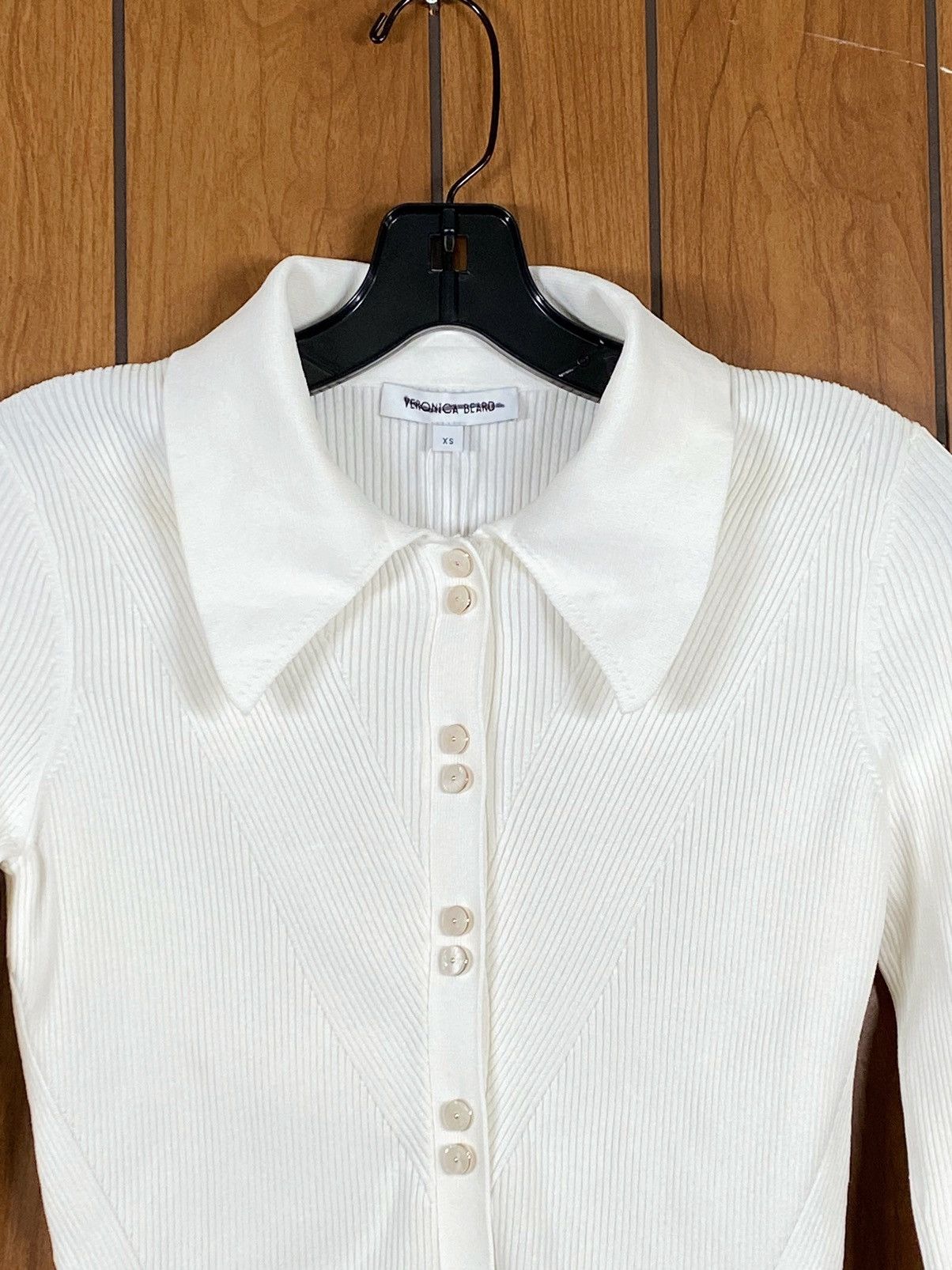 Veronica Beard Veronica Beard Aviva Ribbed Cardigan size XS Size XS / US 0-2 / IT 36-38 - 5 Thumbnail