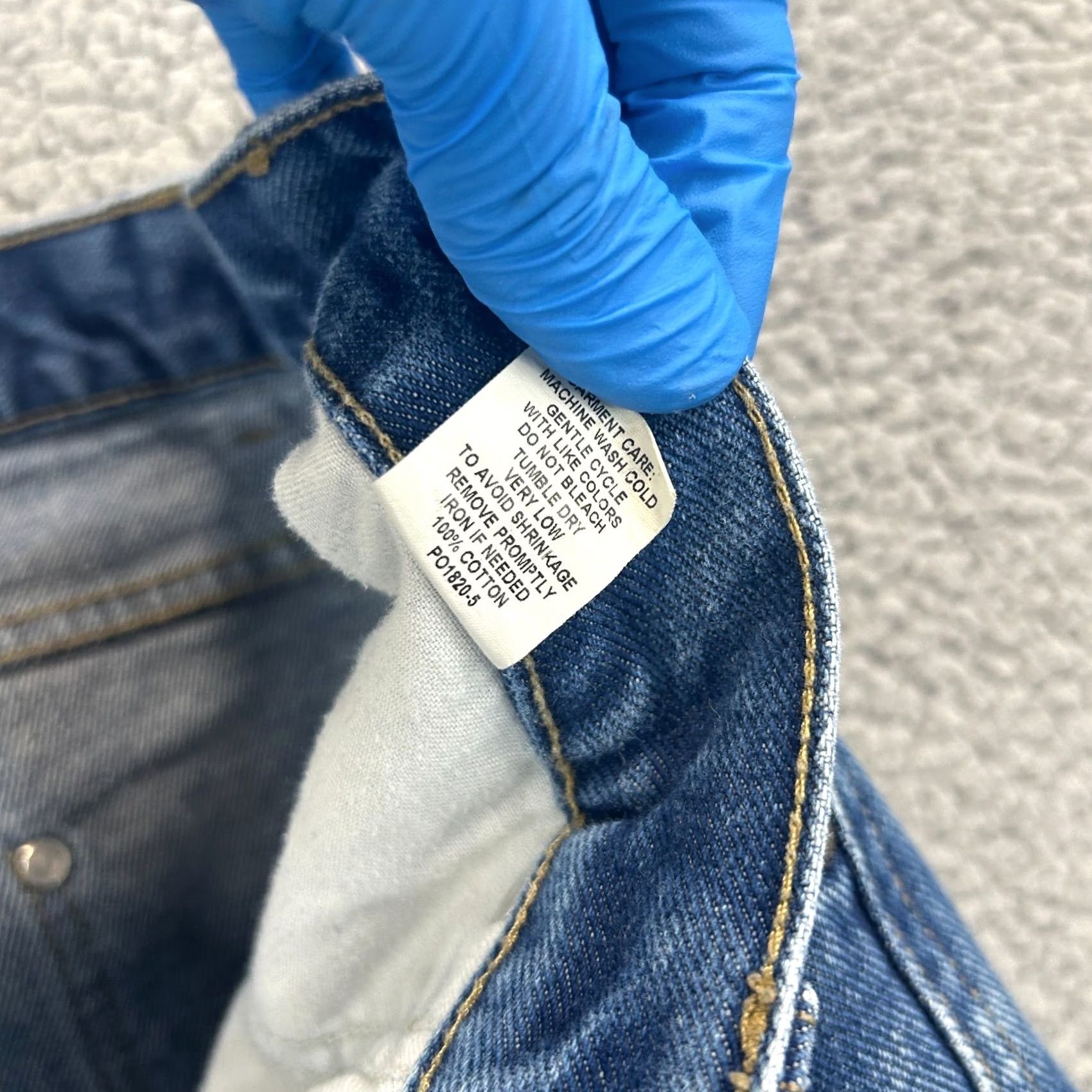 Vintage Schaefer Outfitter Jeans 32 X 38 USA Style 1800 Blue Denim 5-Pocket Straight Regular Size US 32 / EU 48 - 4 Thumbnail