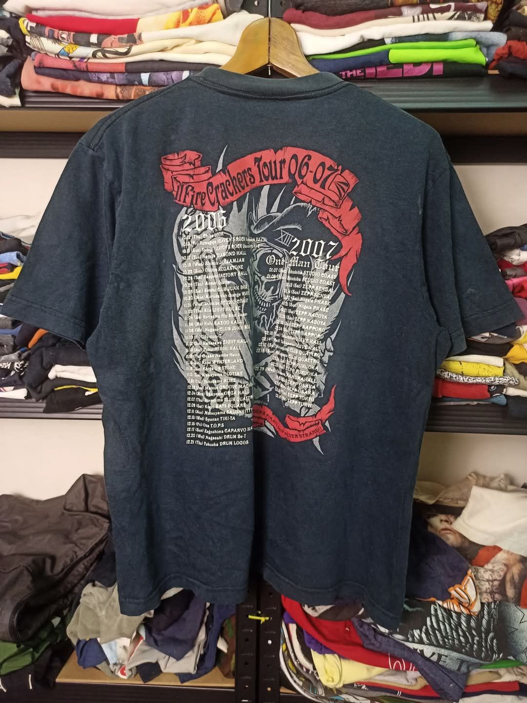 Band Tees × Vintage Vintage 00s Band Ellegarden Eleven Fire Crackers Tour 06-07 Size US M / EU 48-50 / 2 - 4 Thumbnail