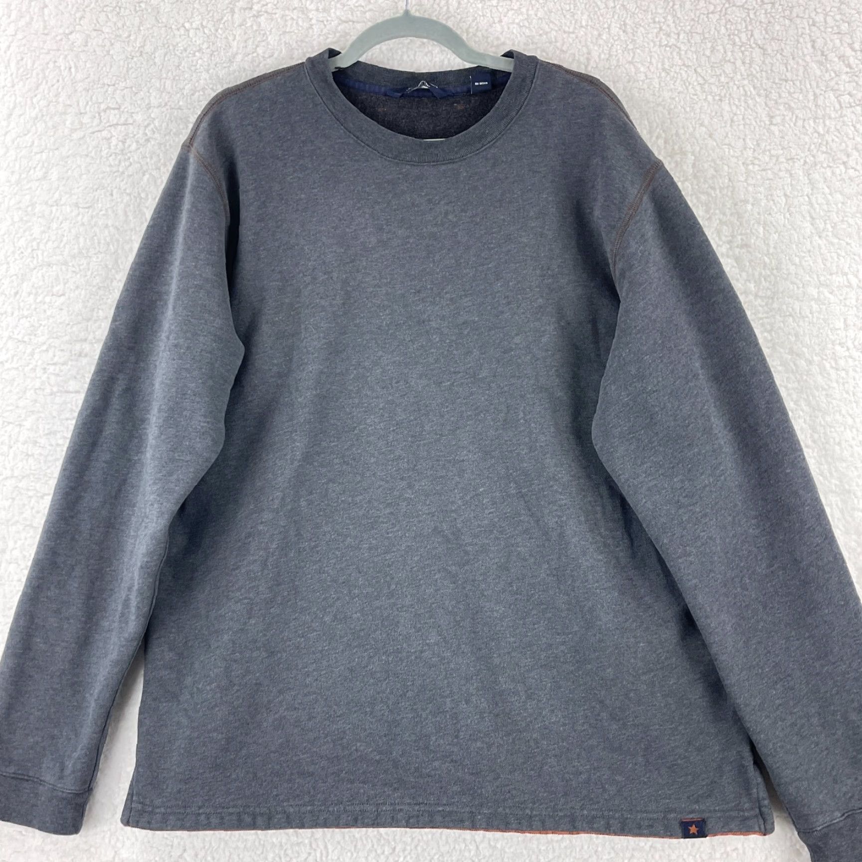Vintage Indigo Palms Gray Crew Neck Pullover Sweater Mens XL Long Sleeve Knit Casual Size US XL / EU 56 / 4 - 2 Thumbnail