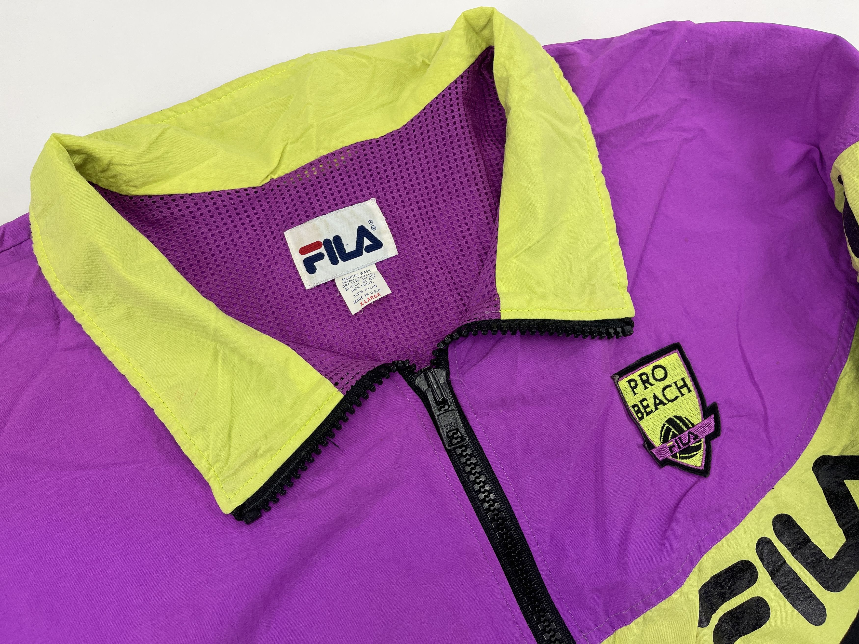 Fila FILA jacket, vintage windbreaker, 90s hip hop 1990s size XL Size US XL / EU 56 / 4 - 5 Thumbnail