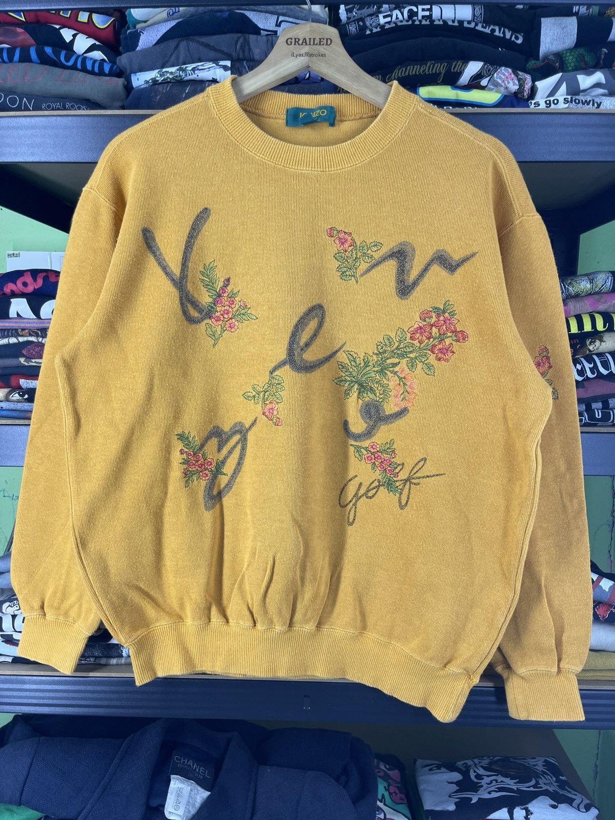 Kenzo Vintage Kenzo Golf Embroidered Floral Logo Sweatshirt Size US M / EU 48-50 / 2 - 3 Thumbnail
