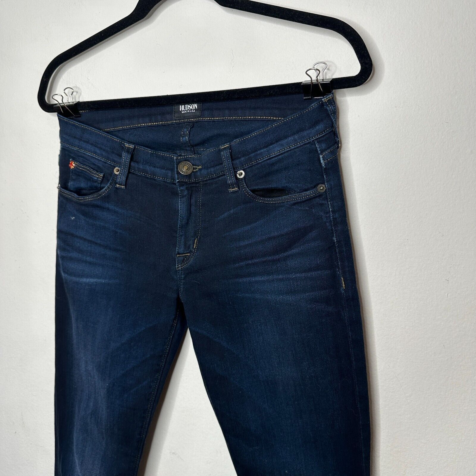 Hudson Hudson DarkAngel Flare Low-Rise 5 Pocket Denim Jean 26 Size 26" / US 2 / IT 38 - 4 Thumbnail