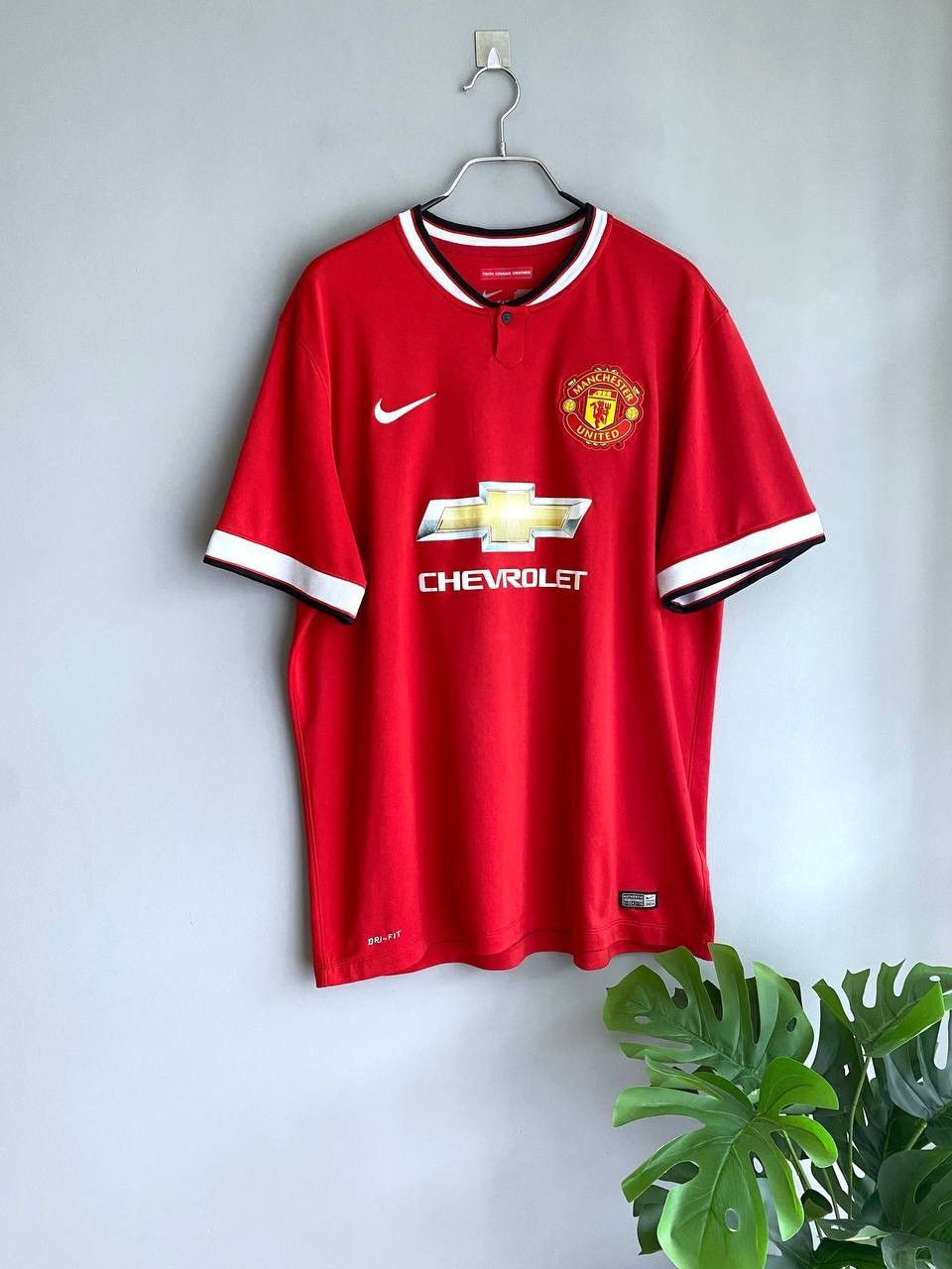 Nike Nike FC Manchester United 2014/15 Home Soccer Jersey Size XL Size US XL / EU 56 / 4 - 1 Thumbnail