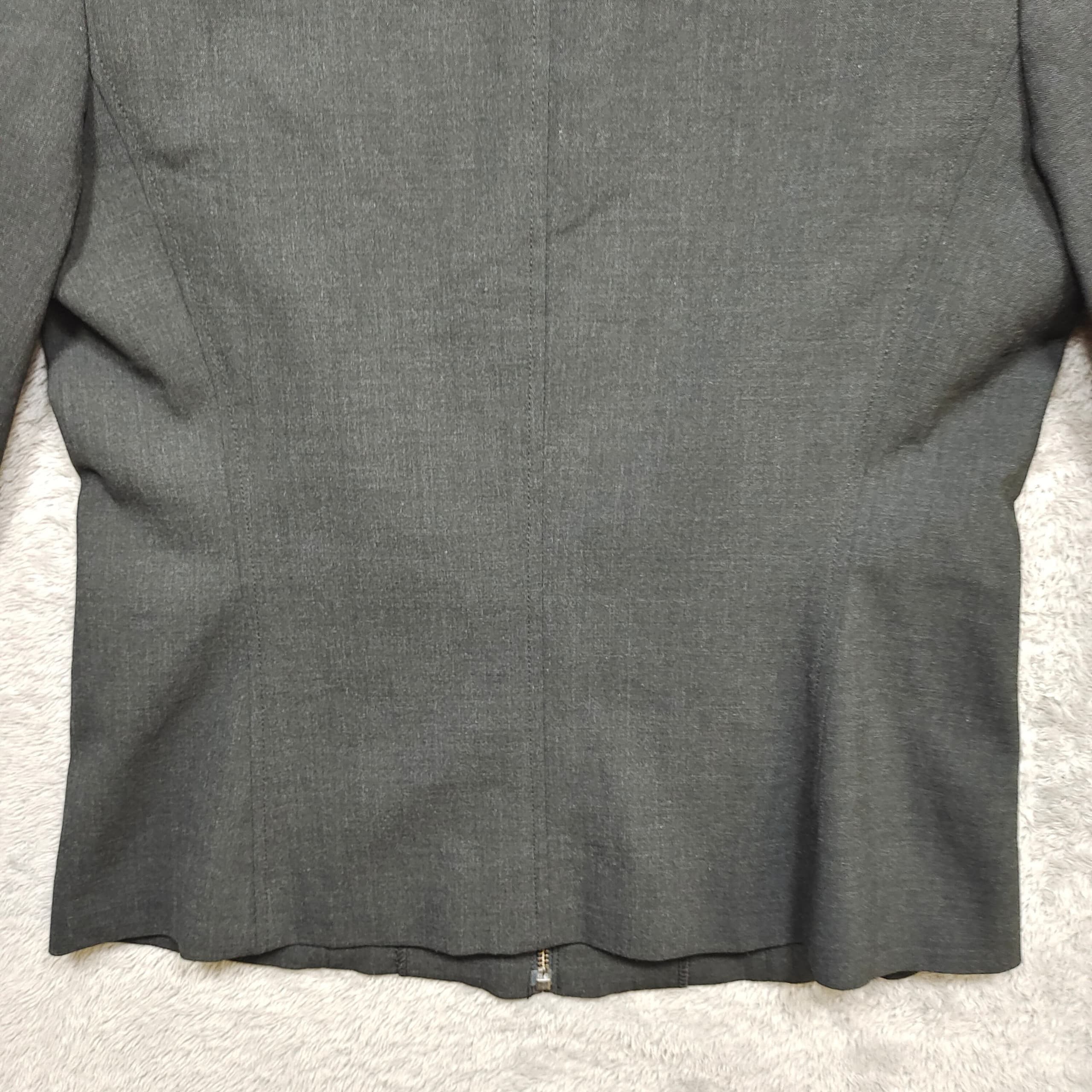 Calvin Klein Calvin Klein Women’s Zip-Up Blazer Modern Stand Collar Size M / US 6-8 / IT 42-44 - 6 Thumbnail