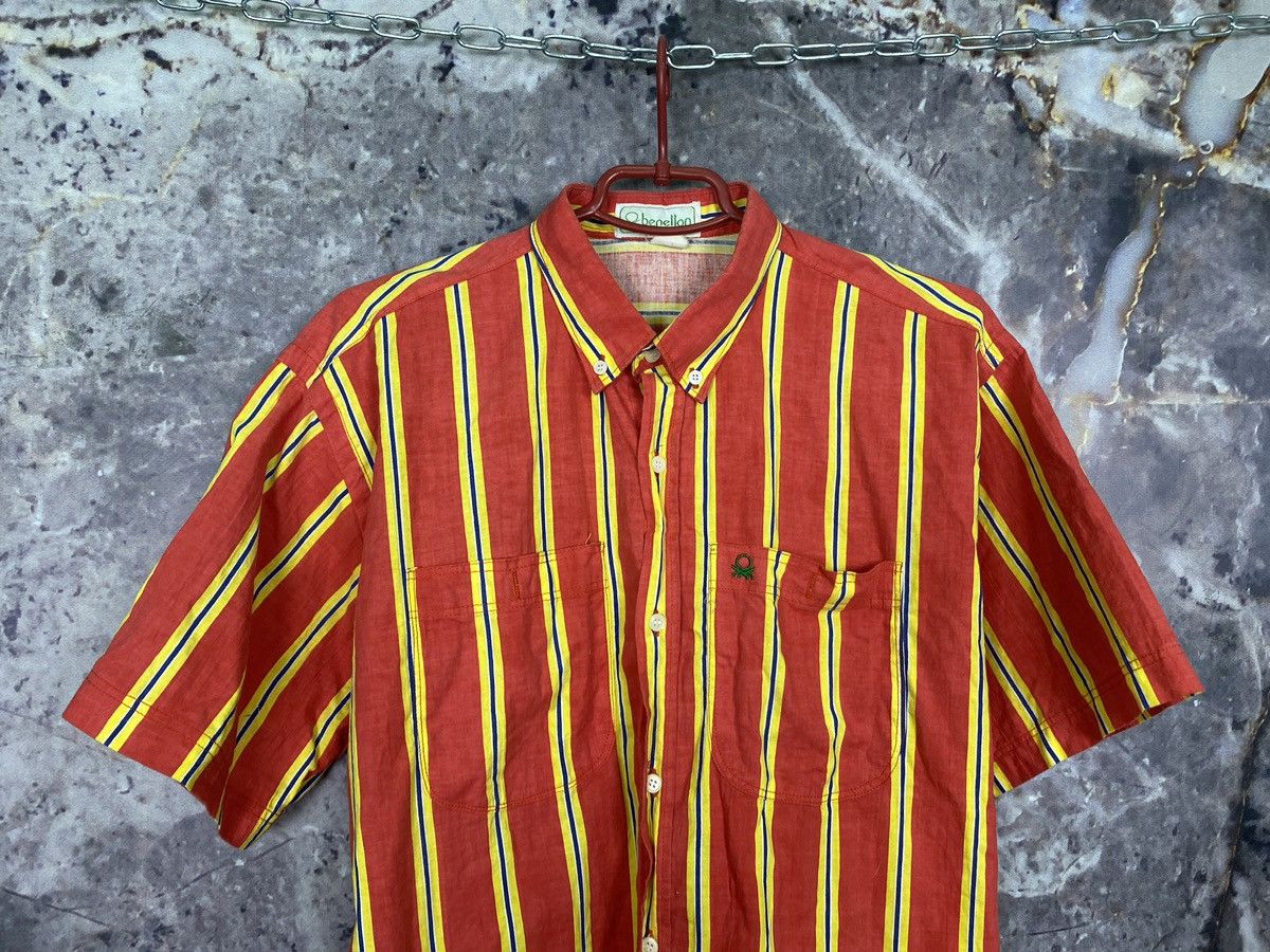 Benetton × Vintage Men’s Benetton Shirt Button Up Streetwear Size Large Size US L / EU 52-54 / 3 - 2 Thumbnail