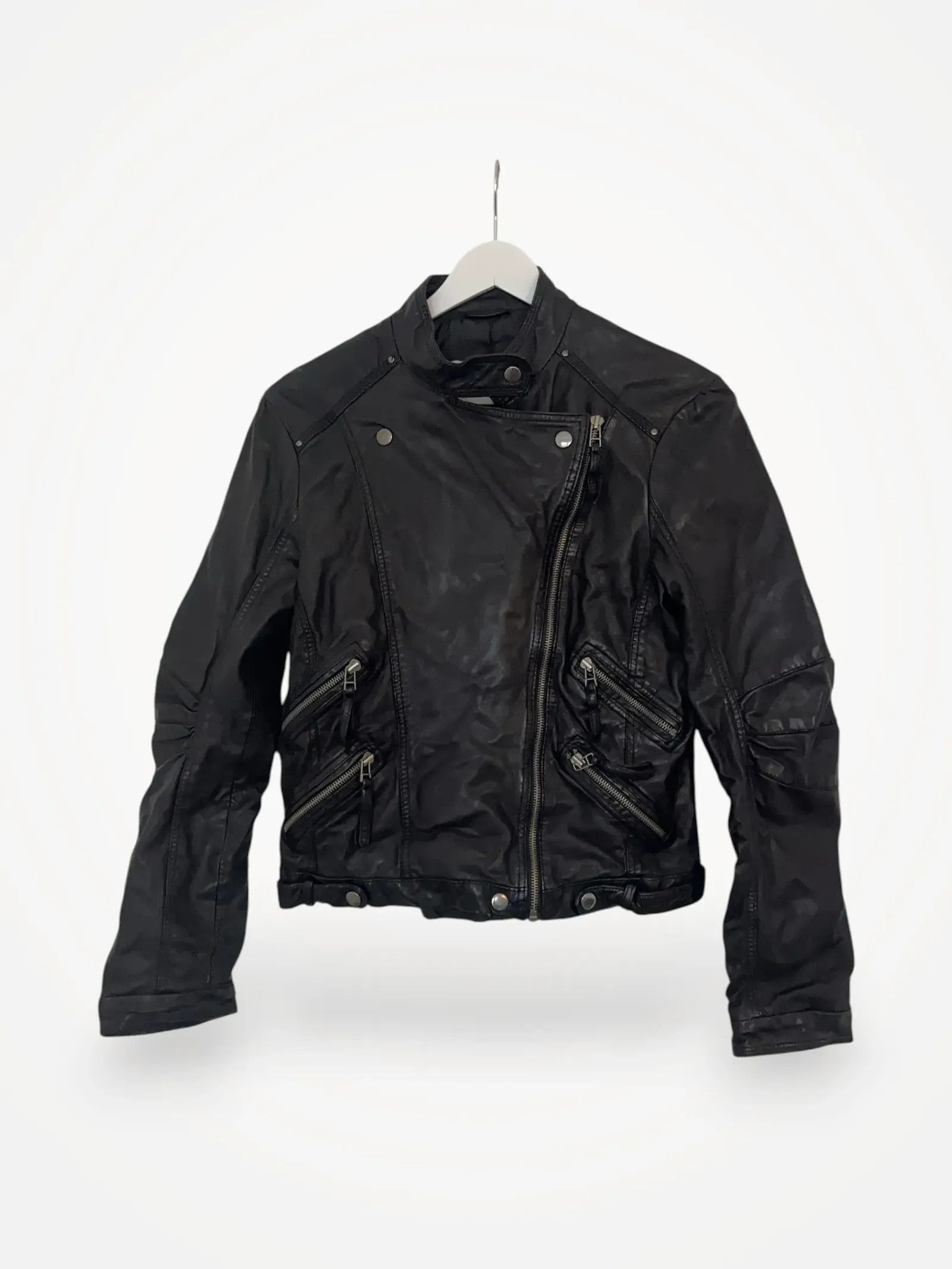 Zara Zara Leather Jacket Size M / US 6-8 / IT 42-44 - 1 Thumbnail