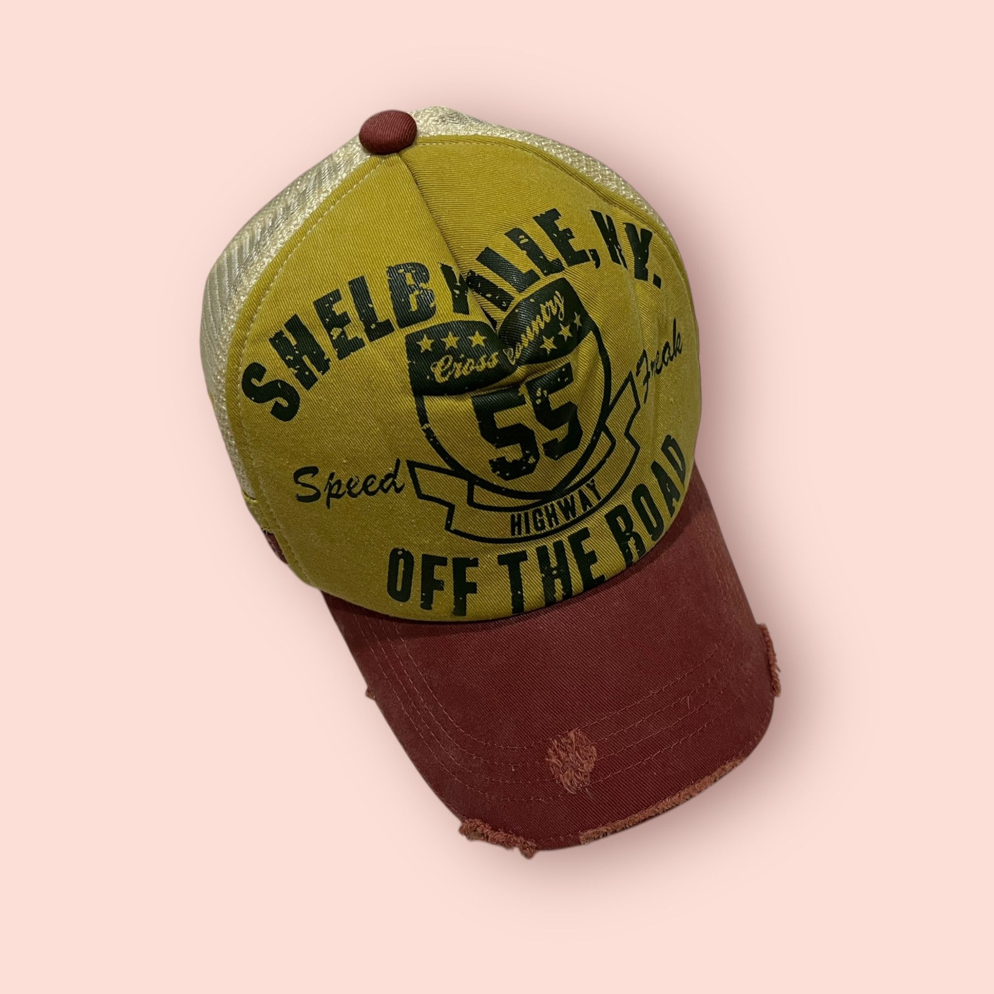 Japanese Brand × Vintage VINTAGE SPEED HIGHWAY FREAK DISTRESSED TRUCKER SNAPBACK Size ONE SIZE - 18 Thumbnail