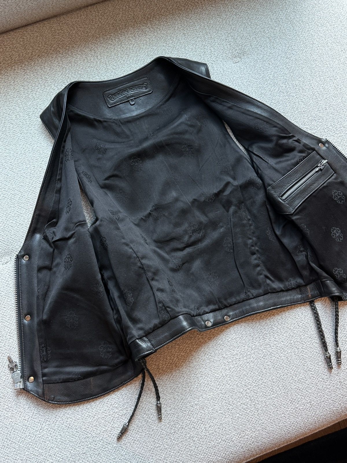 Chrome Hearts Chrome Hearts Cross Leather Vest Size US M / EU 48-50 / 2 - 6 Thumbnail