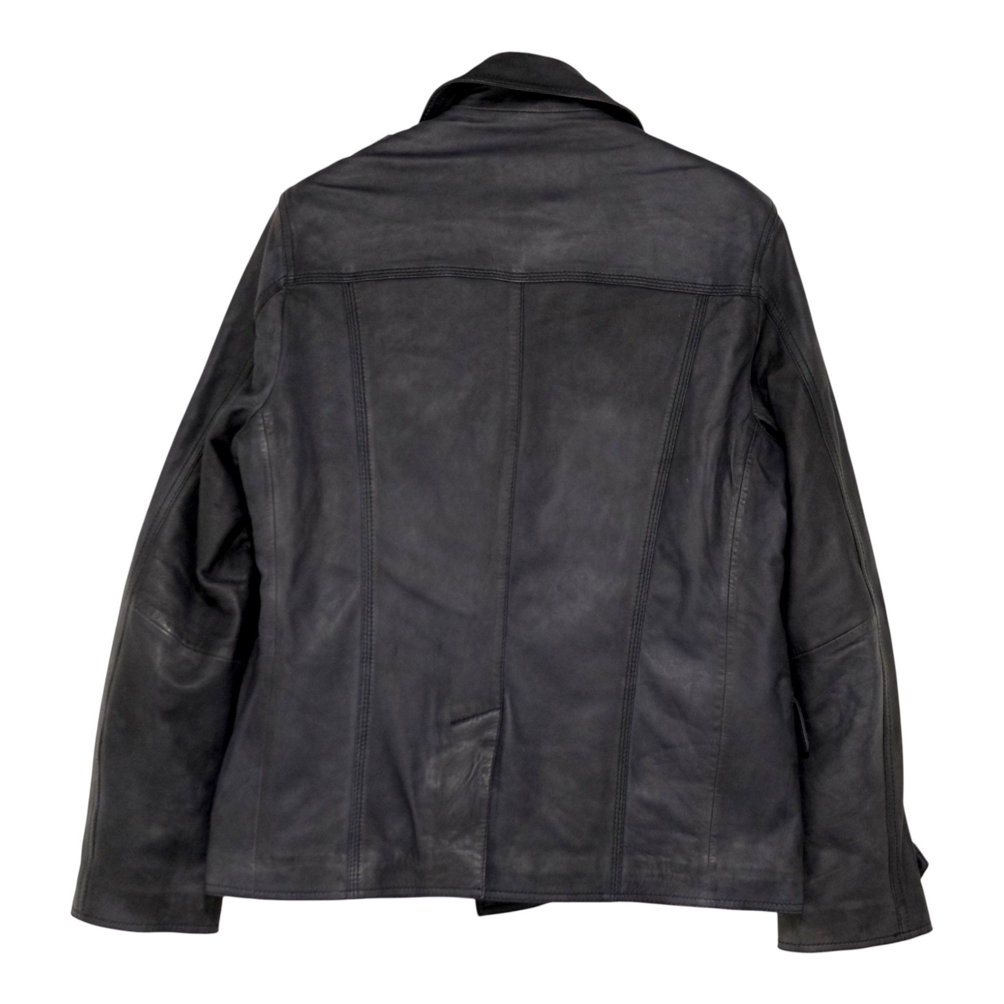 Dolce & Gabbana Lambskin Leather Double Breasted Short Coat Size US L / EU 52-54 / 3 - 2 Thumbnail