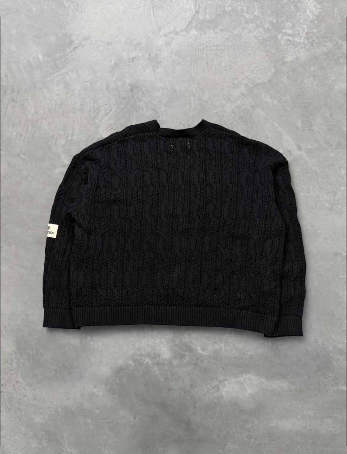 Other Eme Studios Inger Black Knit Cardigan Size US L / EU 52-54 / 3 - 5 Thumbnail