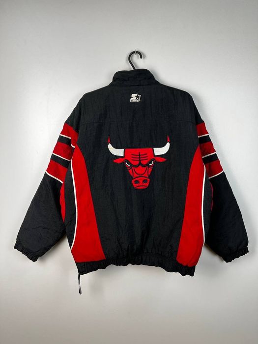 Vintage Chicago Bulls Starter NBA 90s vintage jacket size M | Grailed